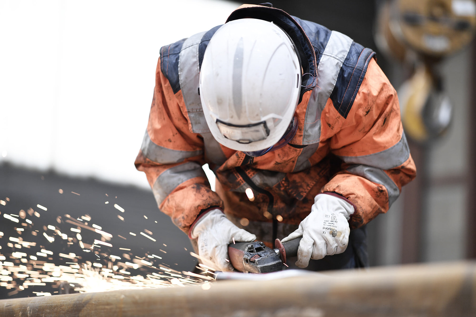 Reportage photo chantier et usine. France.