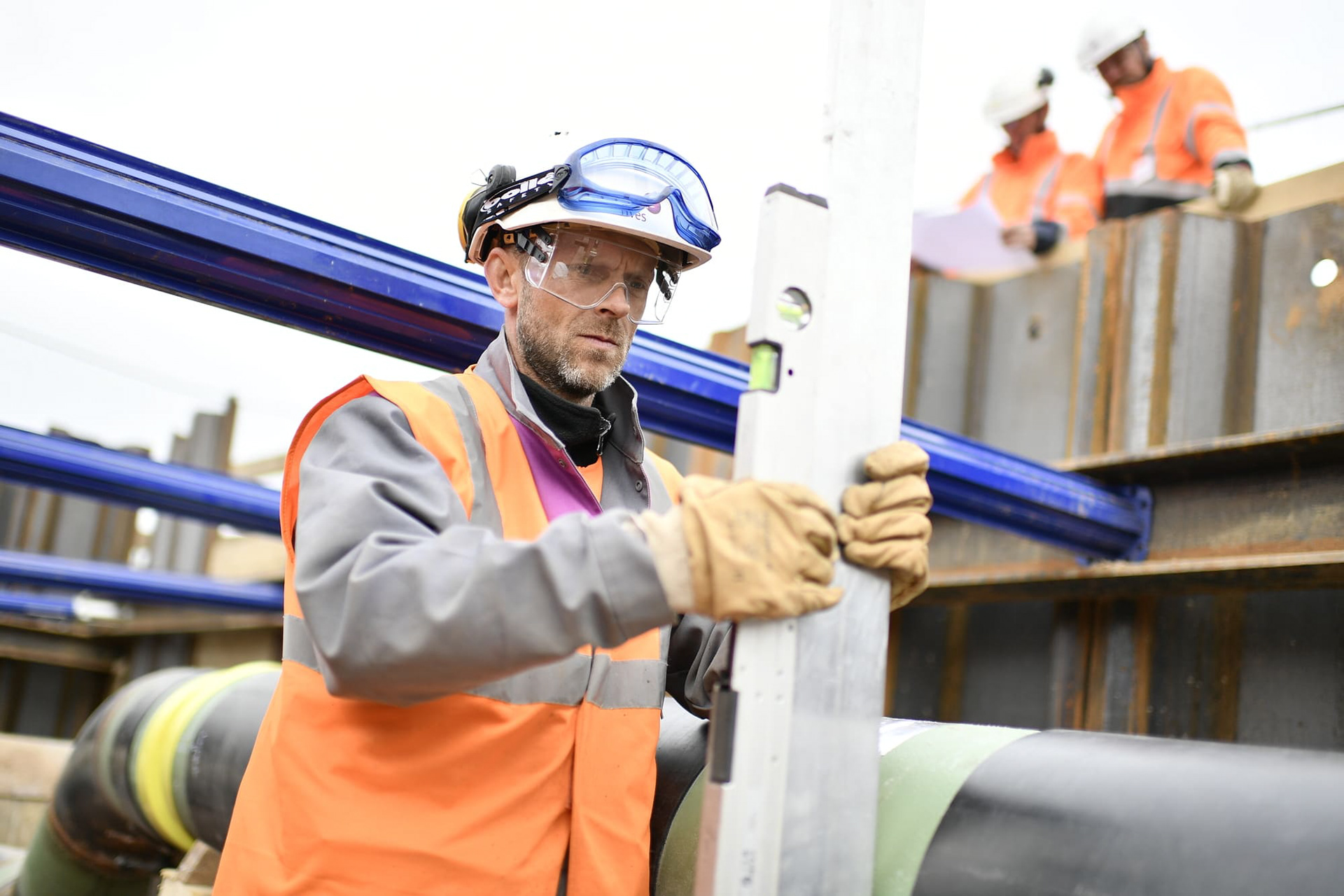 Reportage photo - Chantier de construction. France.