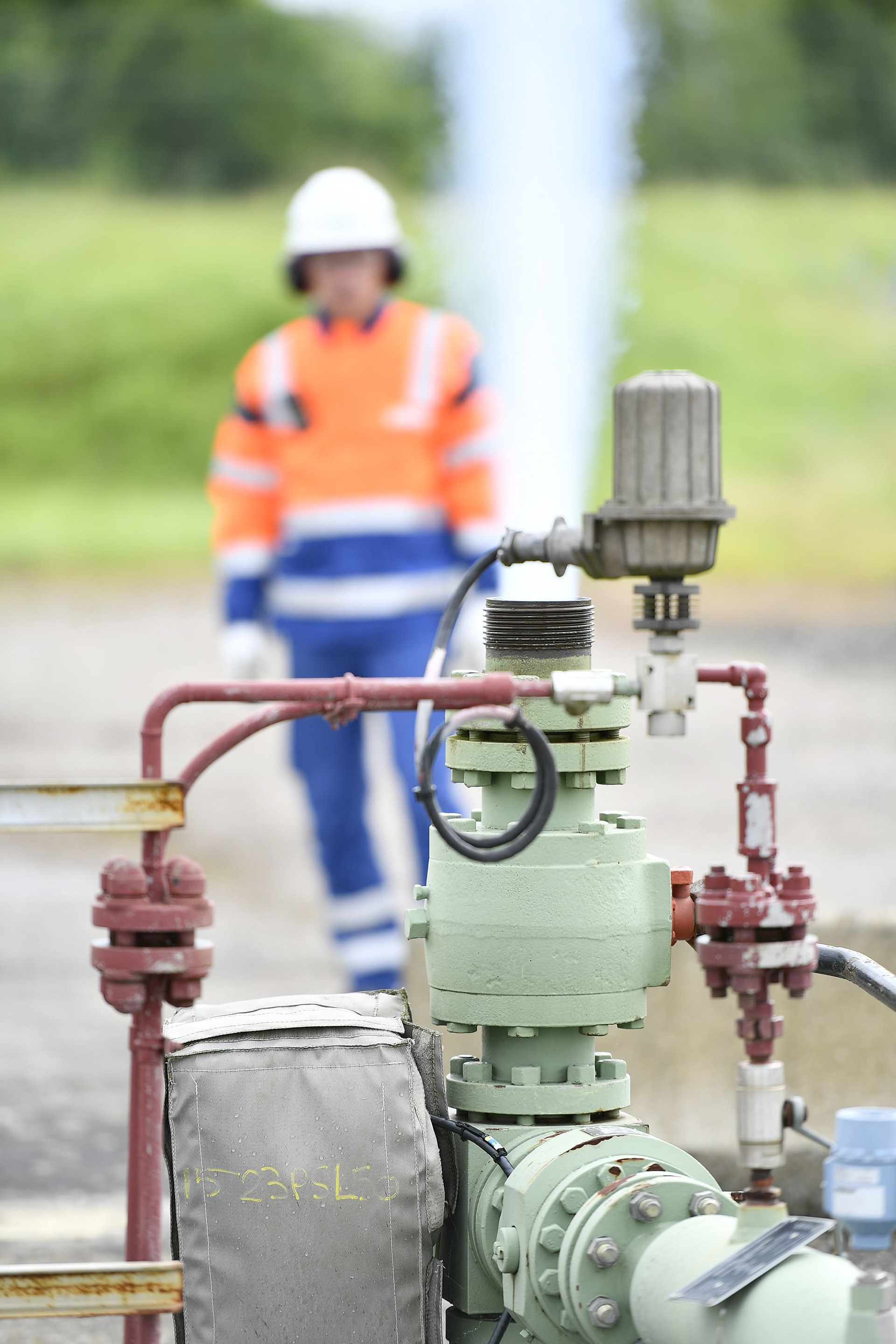 Reportage photo - Site de stockage gaz de CERVILLE. France.