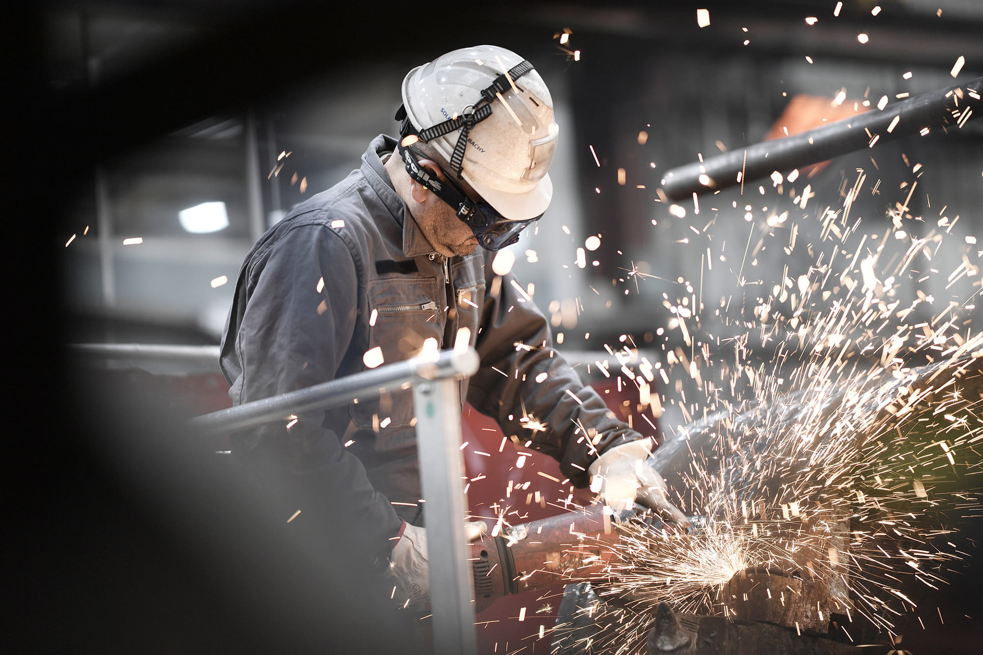 Reportage photo chantier et usine. France.