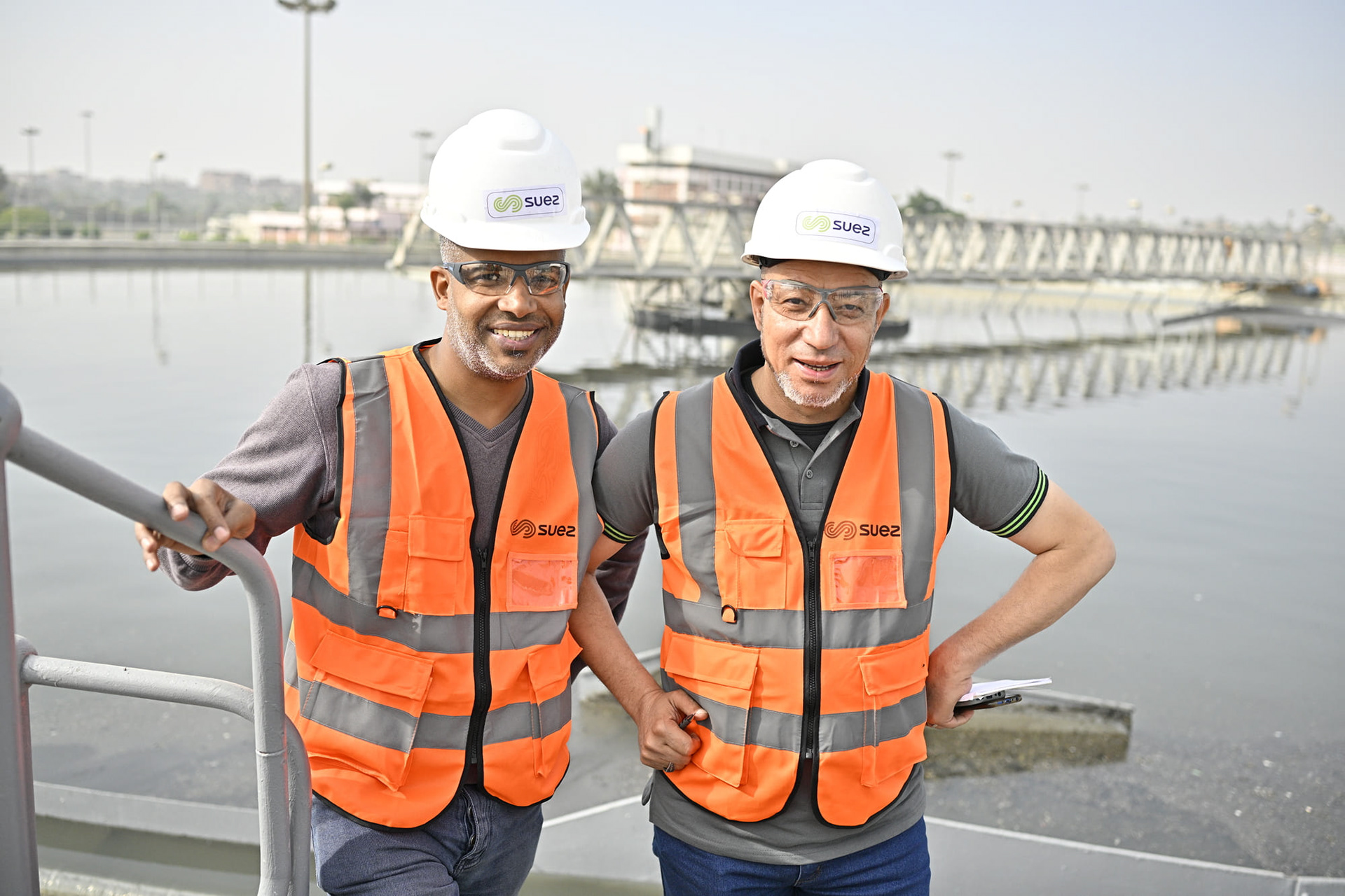 Portrait métier - Site industriel de traitement des eaux usées. EGYPTE.