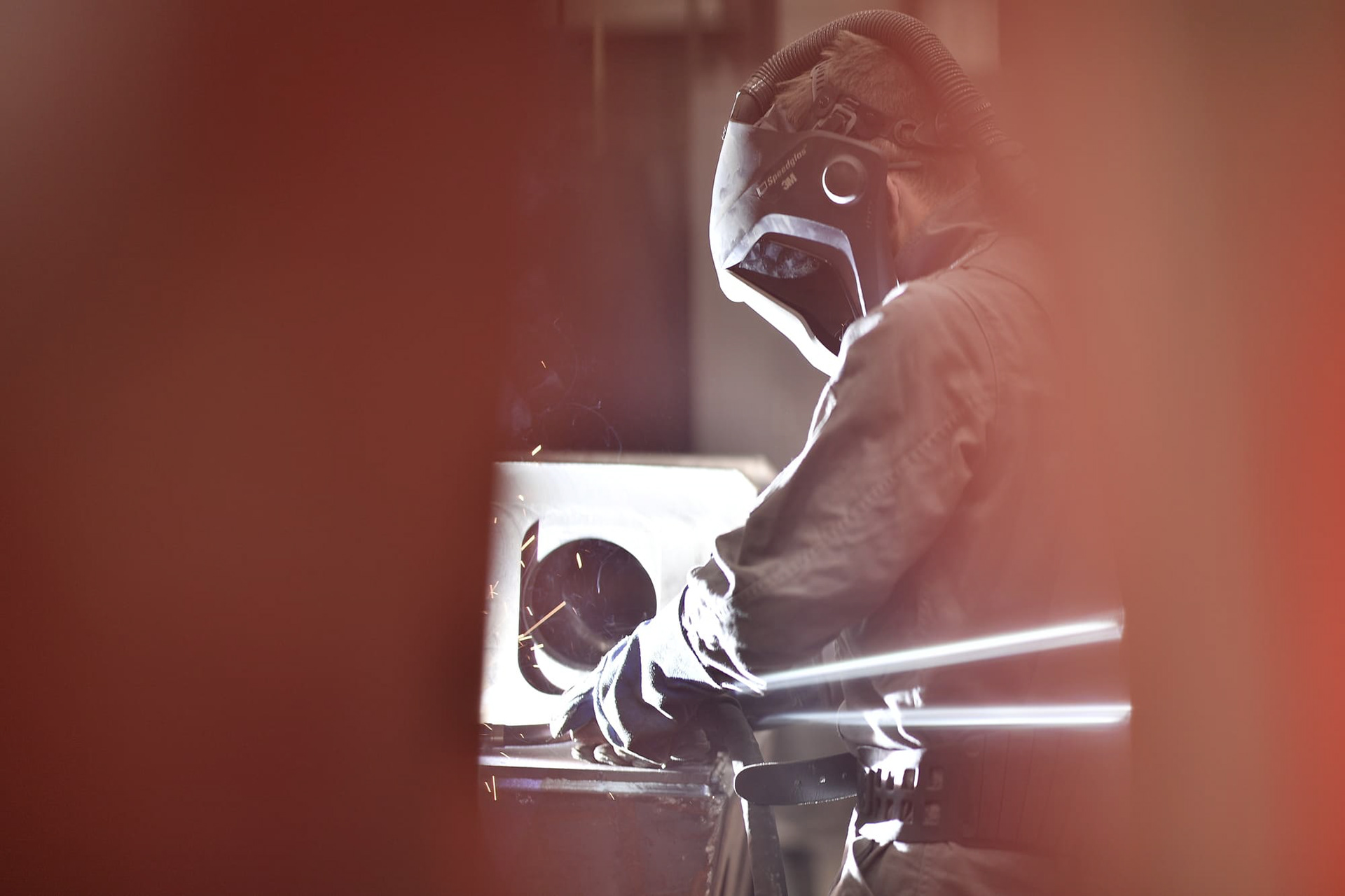 Reportage photo chantier et usine. France.