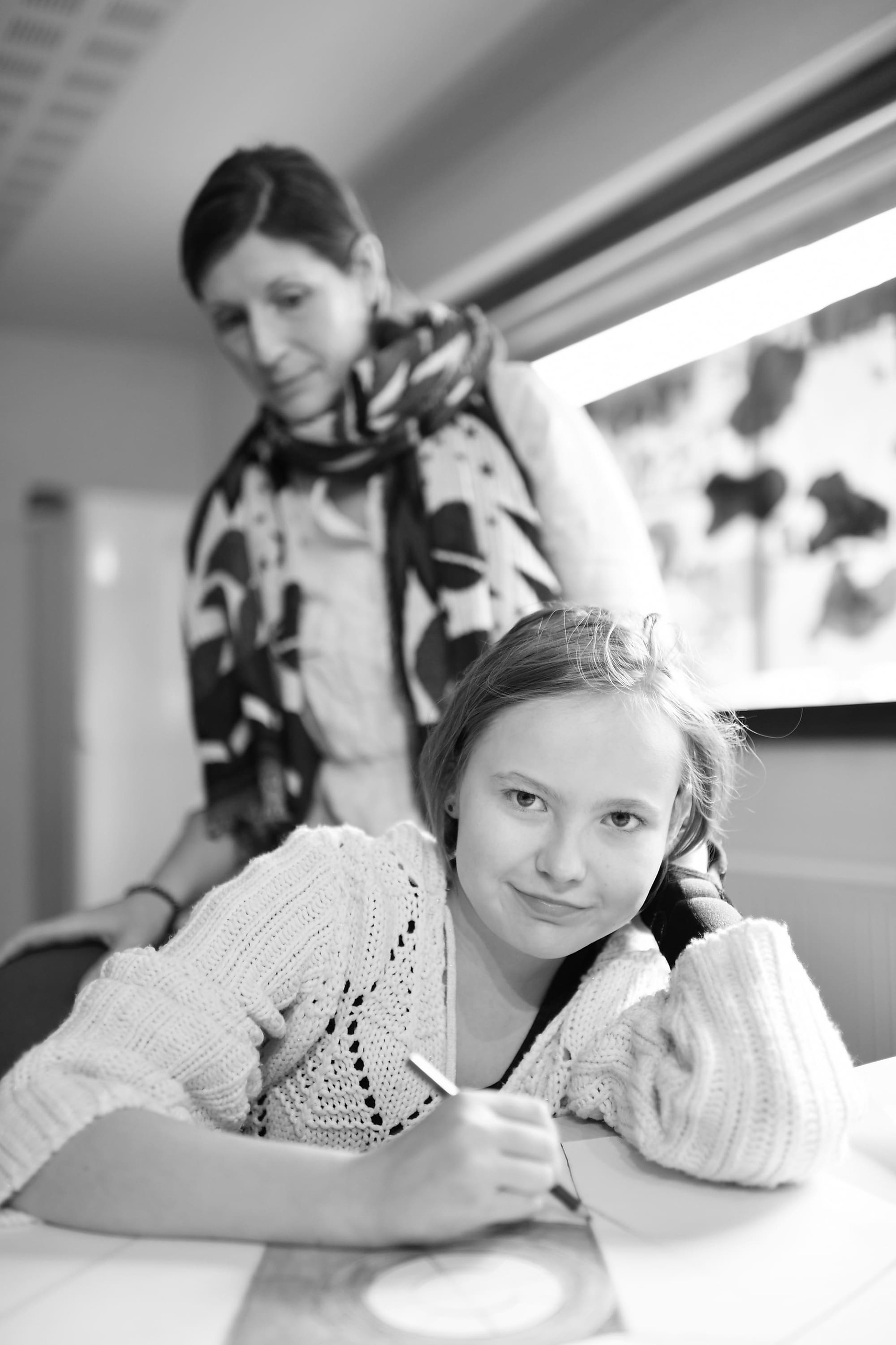 Reportage photo en immersion auprès des enfants. Village de BOURGES..