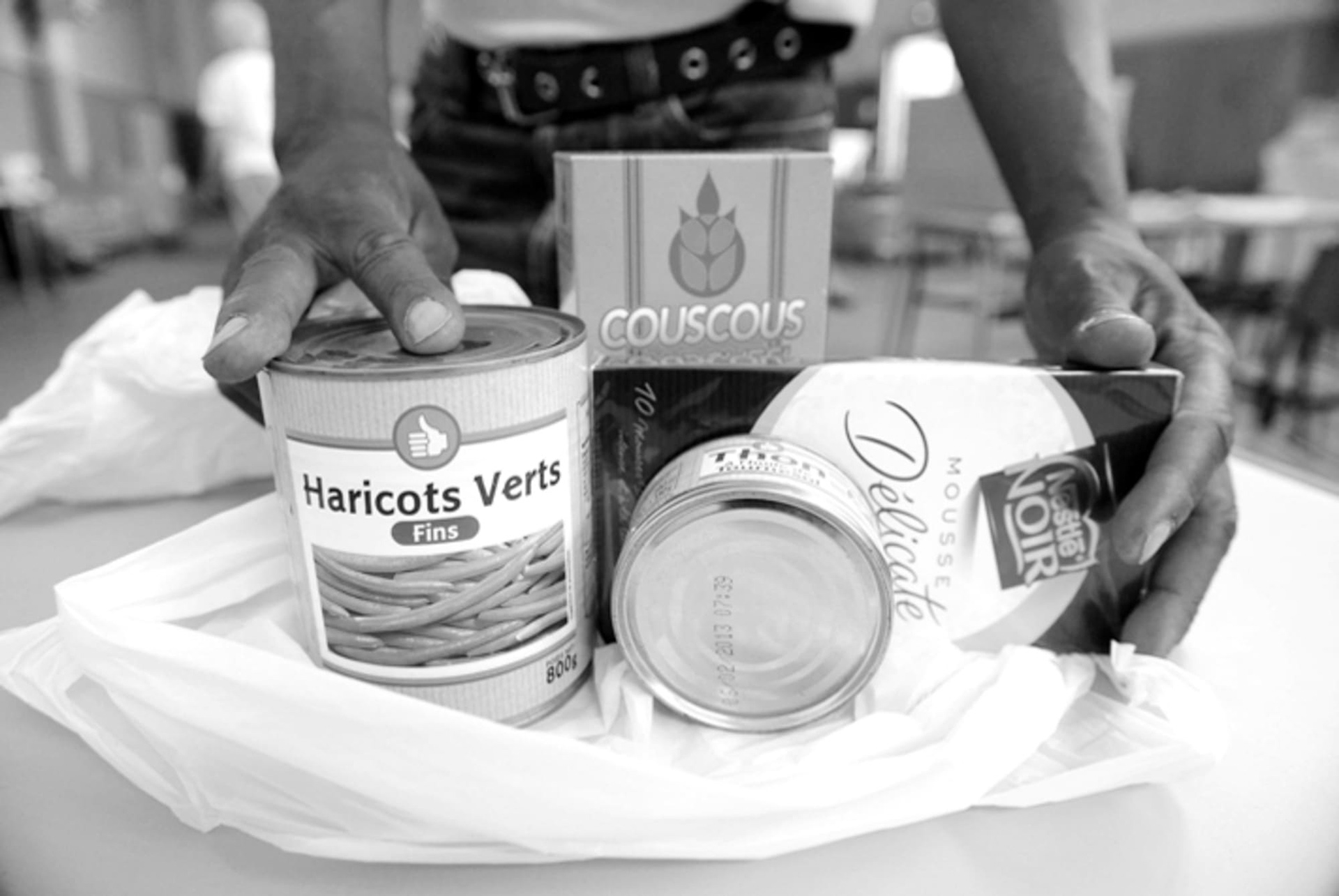 Reportage photo - Banque alimentaire. PARIS.