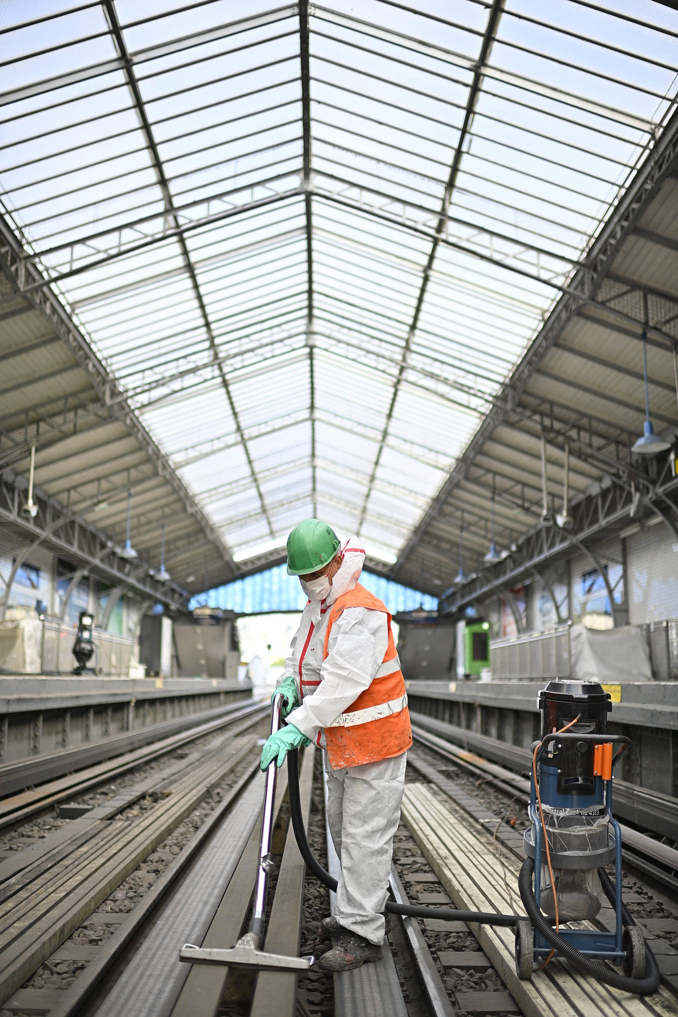 Reportage photo chantier métro parisien
