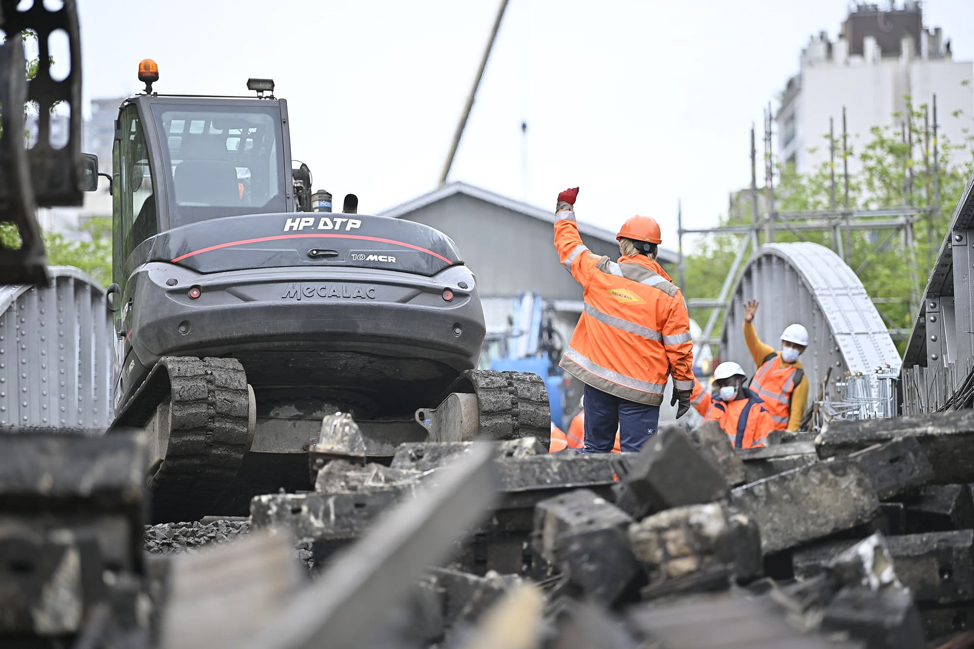 Reportage photo chantier métro parisien
