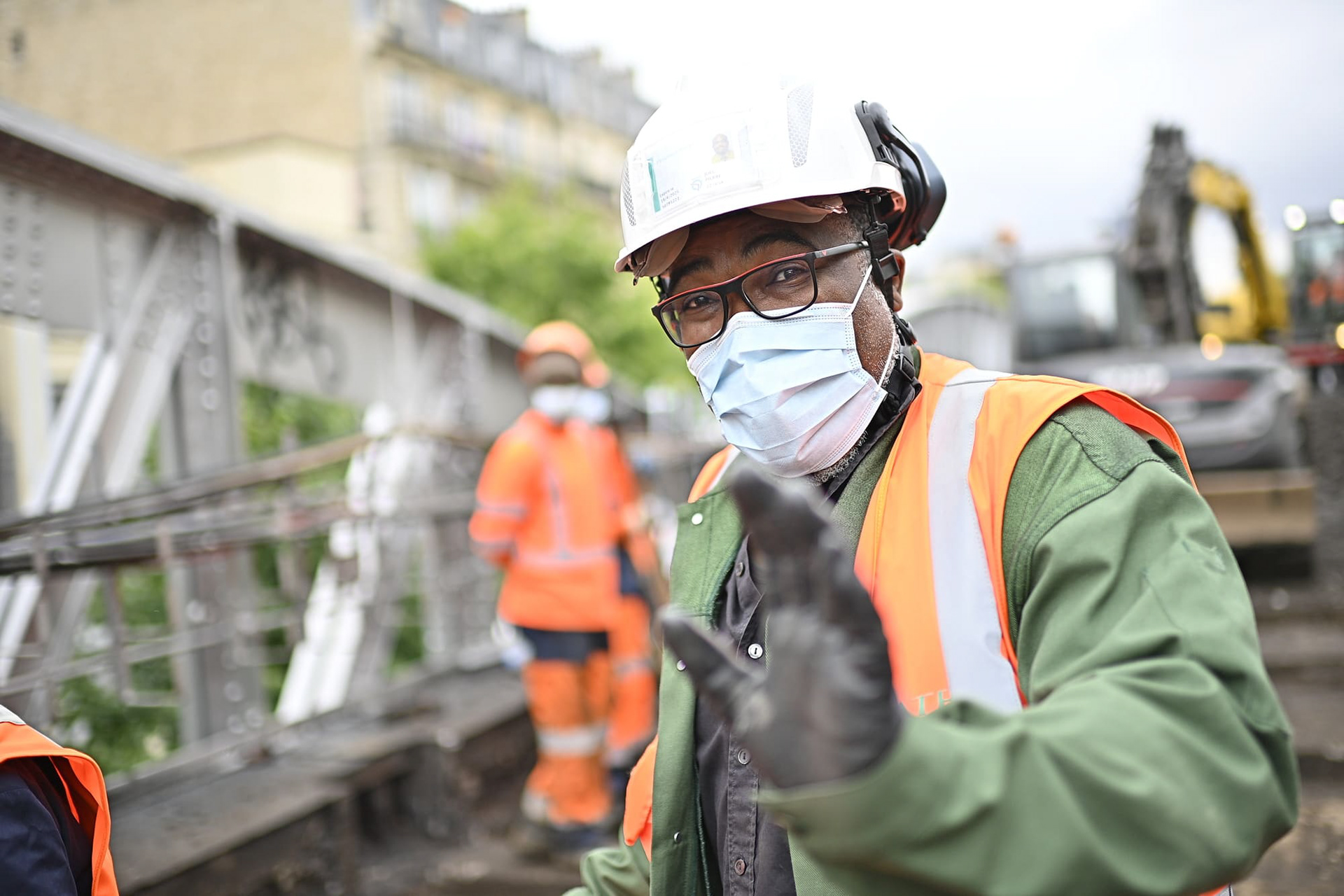 Reportage photo chantier métro parisien