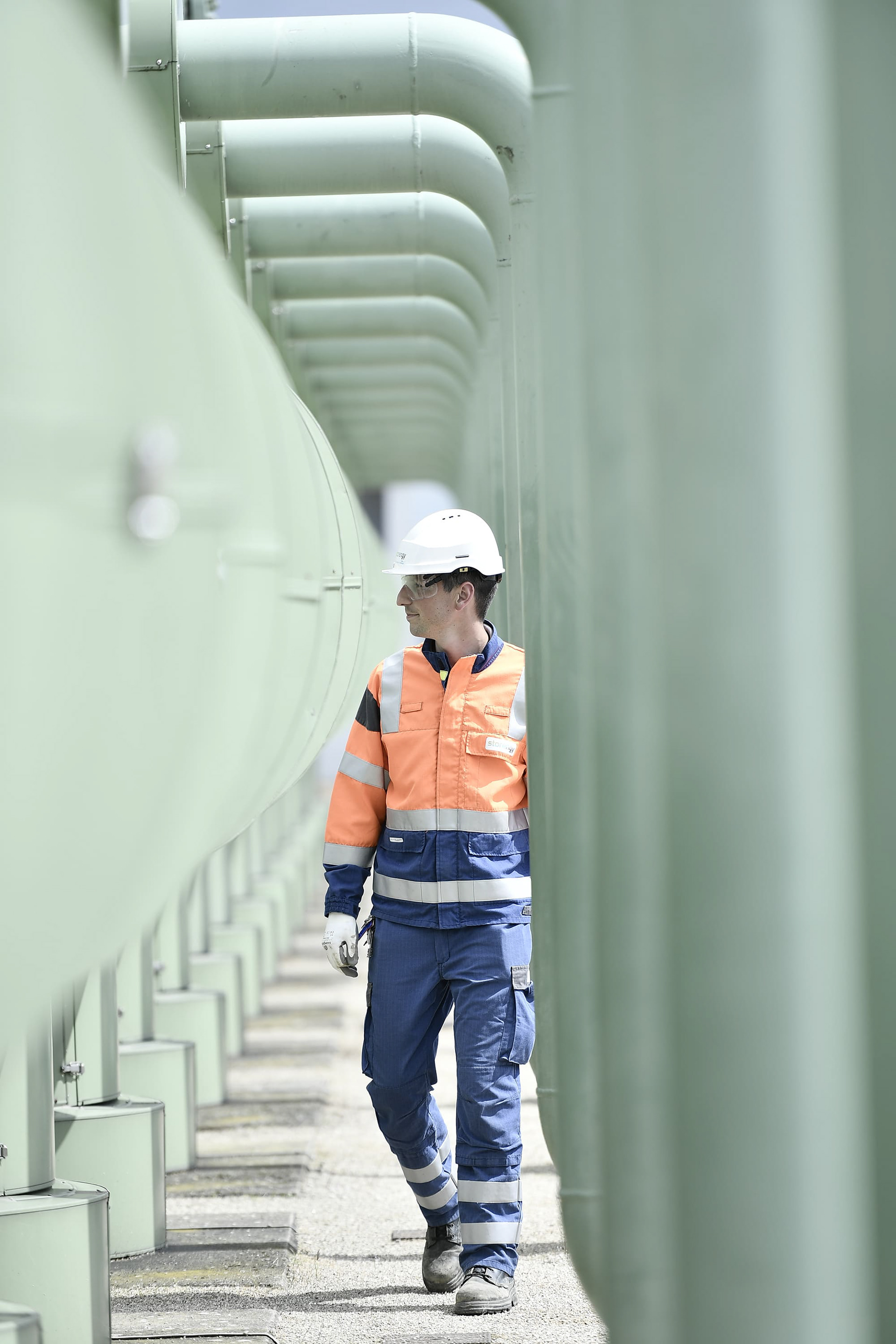 Reportage photo - Site de stockage gaz de CERVILLE. France.