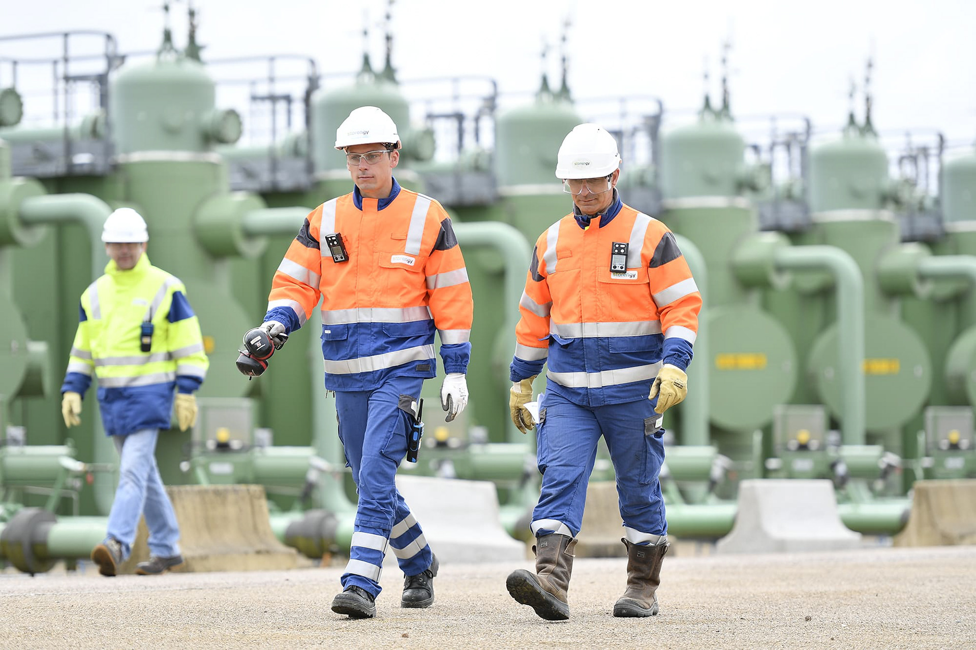 Reportage photo - Site de stockage gaz de CERVILLE. France.