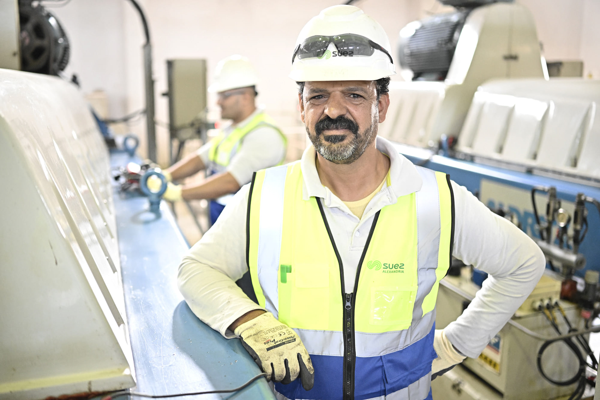 Portrait métier - Site industriel de traitement des eaux usées. EGYPTE.