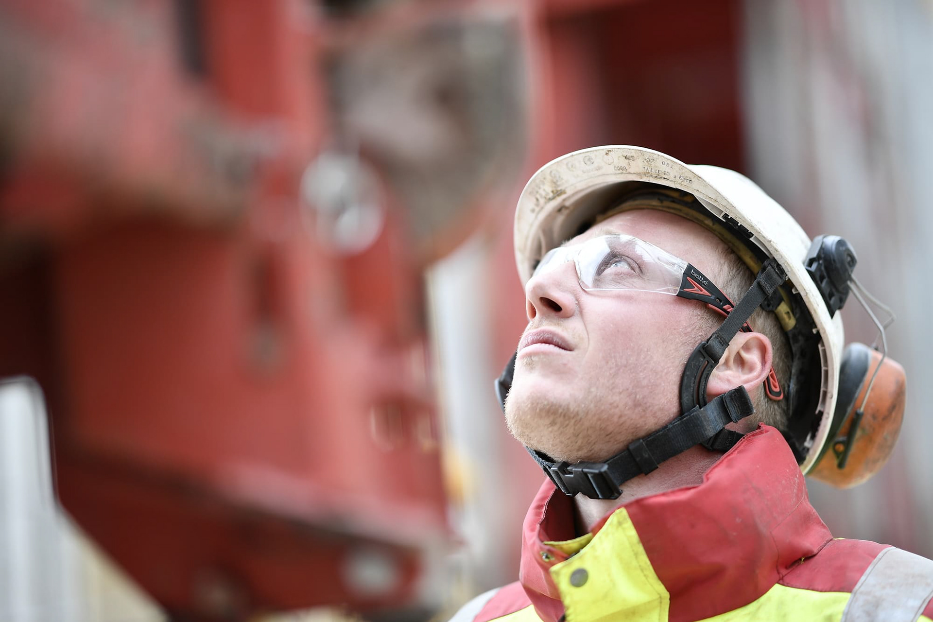 Reportage photo - Chantier de construction. France.