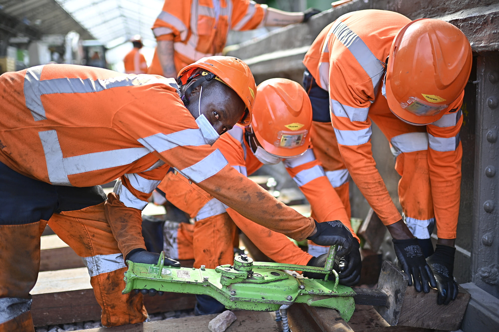 Reportage photo chantier métro parisien