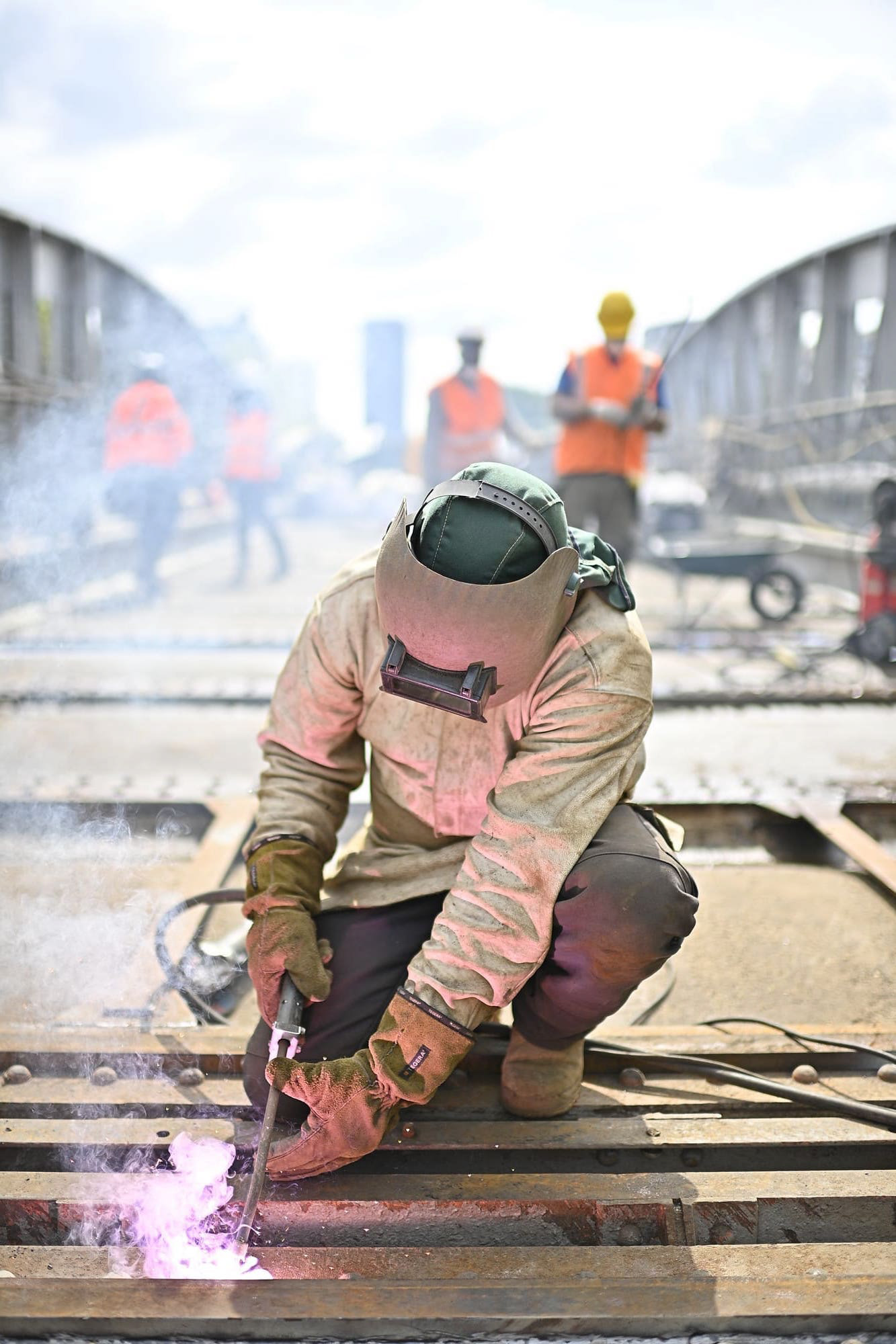 Reportage photo chantier métro parisien