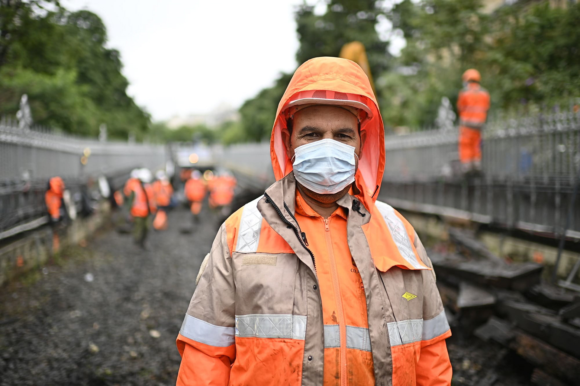 Reportage photo chantier métro parisien