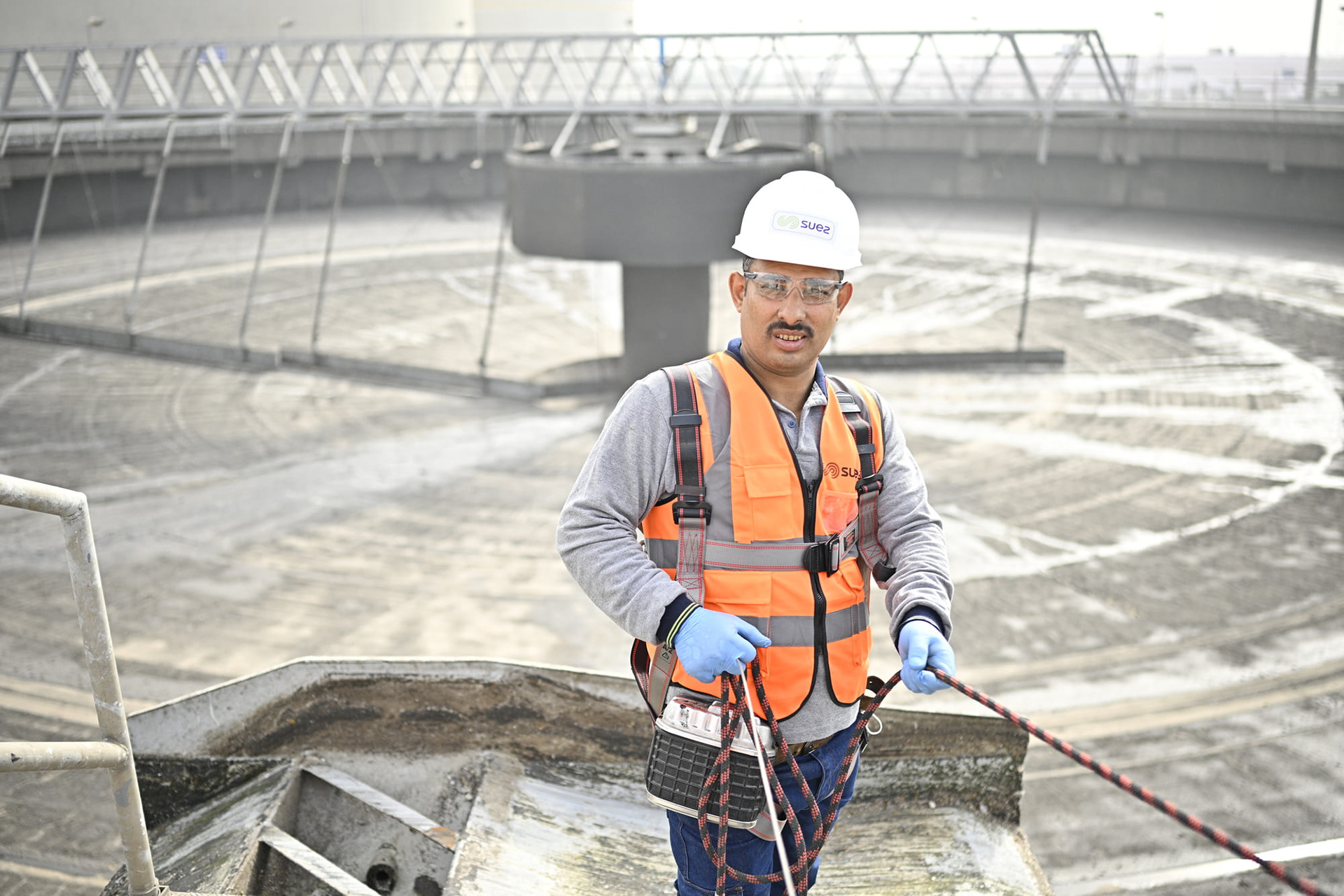 Portrait métier - Site industriel de traitement des eaux usées. EGYPTE.