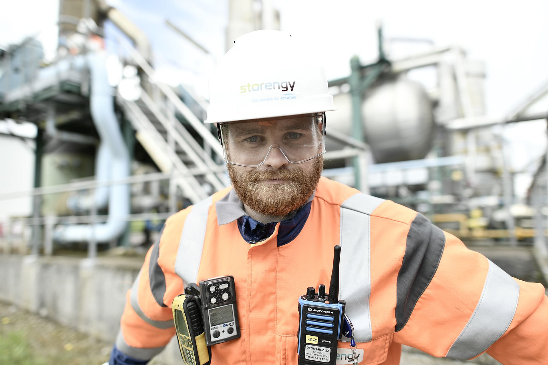 Reportage photo - Site de stockage gaz de CERVILLE. France.
