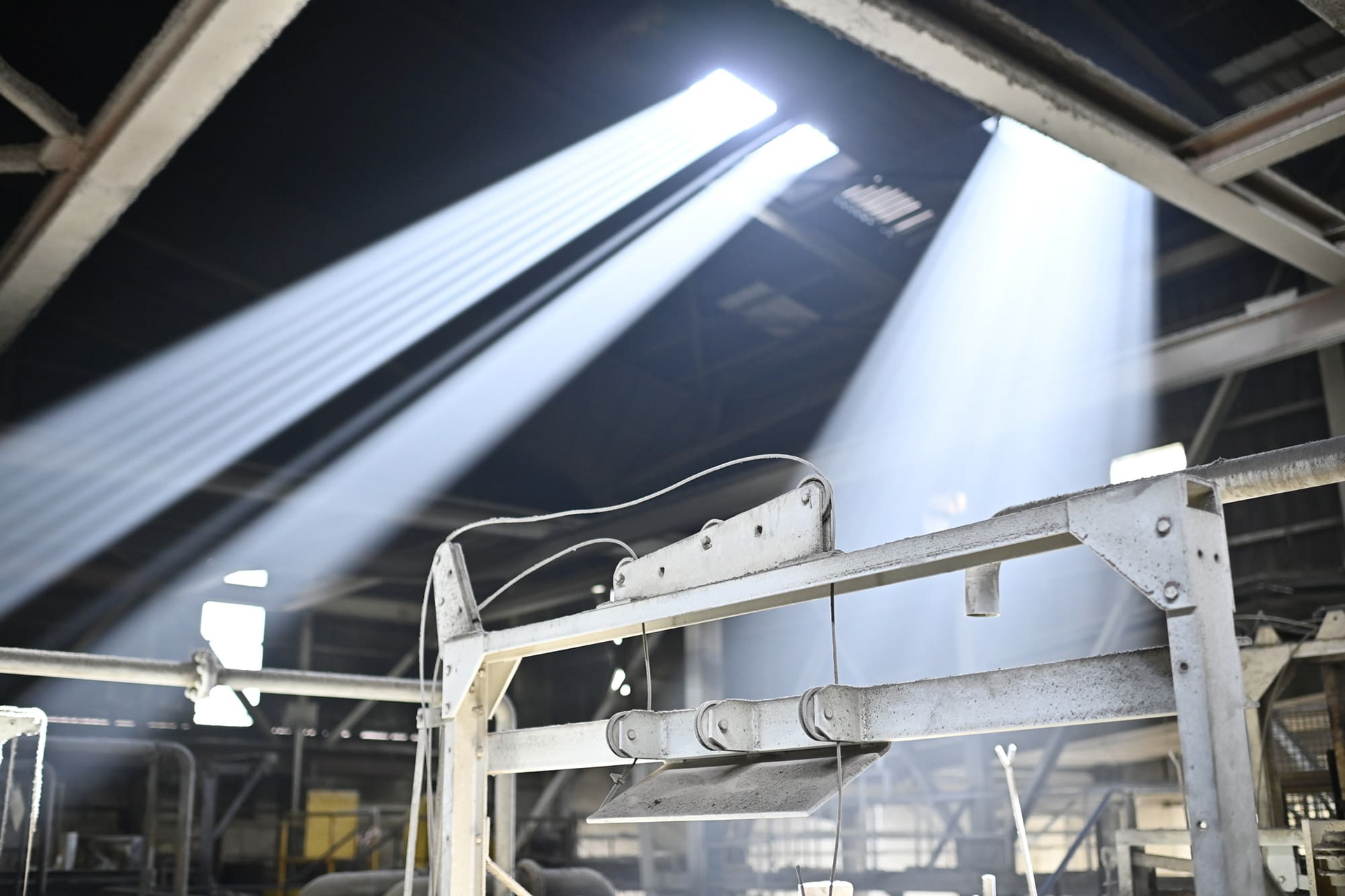 Reportage photo industriel - Usine de verrerie - Secteur secondaire. France.