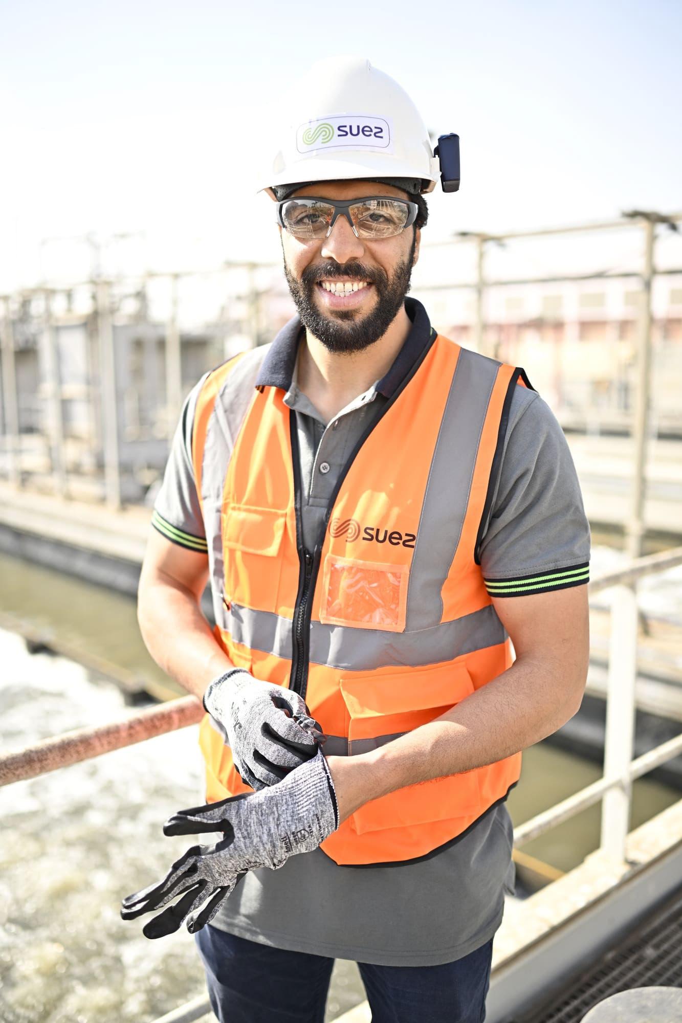 Portrait métier - Site industriel de traitement des eaux usées. EGYPTE.