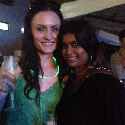 Me and Anita Jaikaran in Trinidad