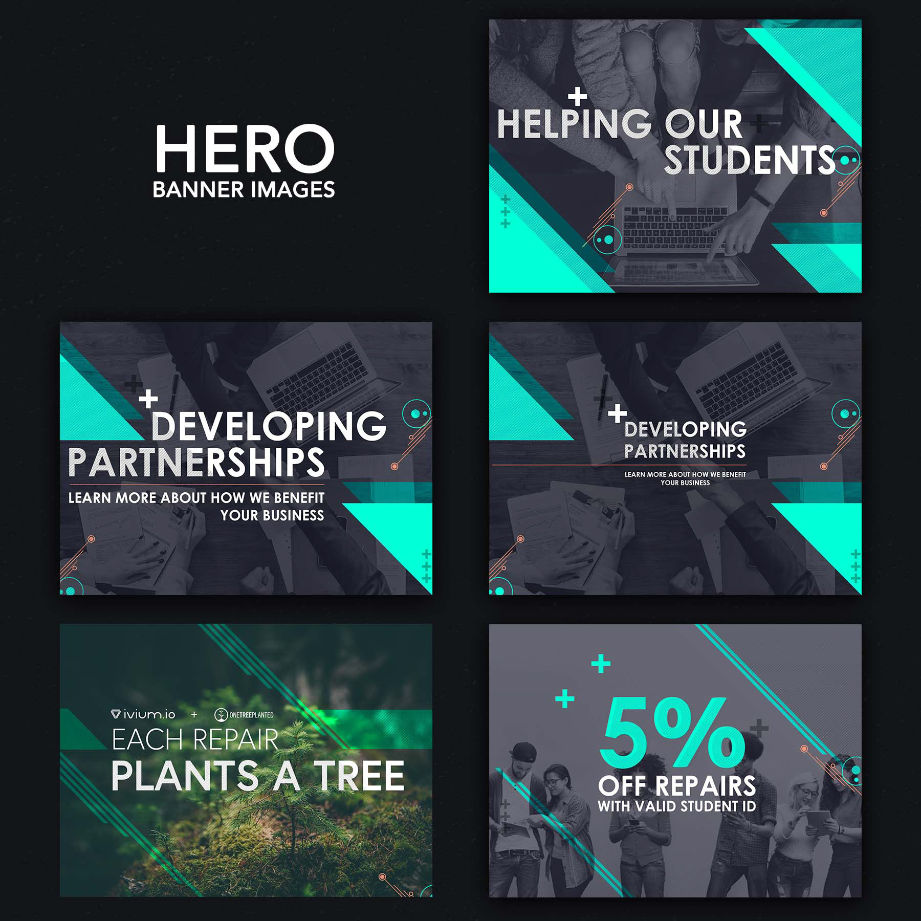 Ivium.io - Hero Banner Images