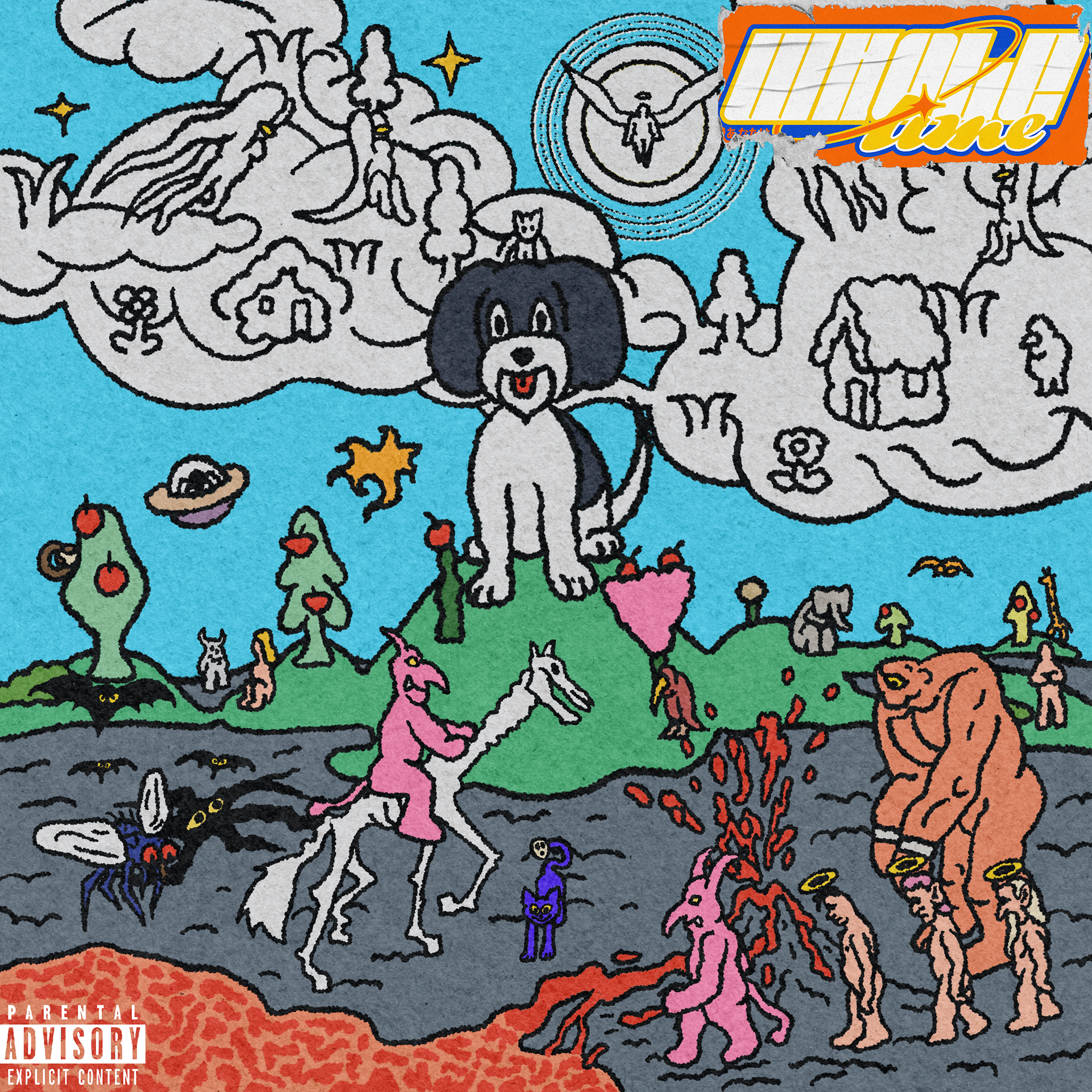 WHOLE TIME album artwork by Ru AREYOU