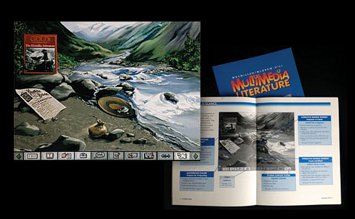 Designed and Illustrated entire simulations for Reading and Science Technology.