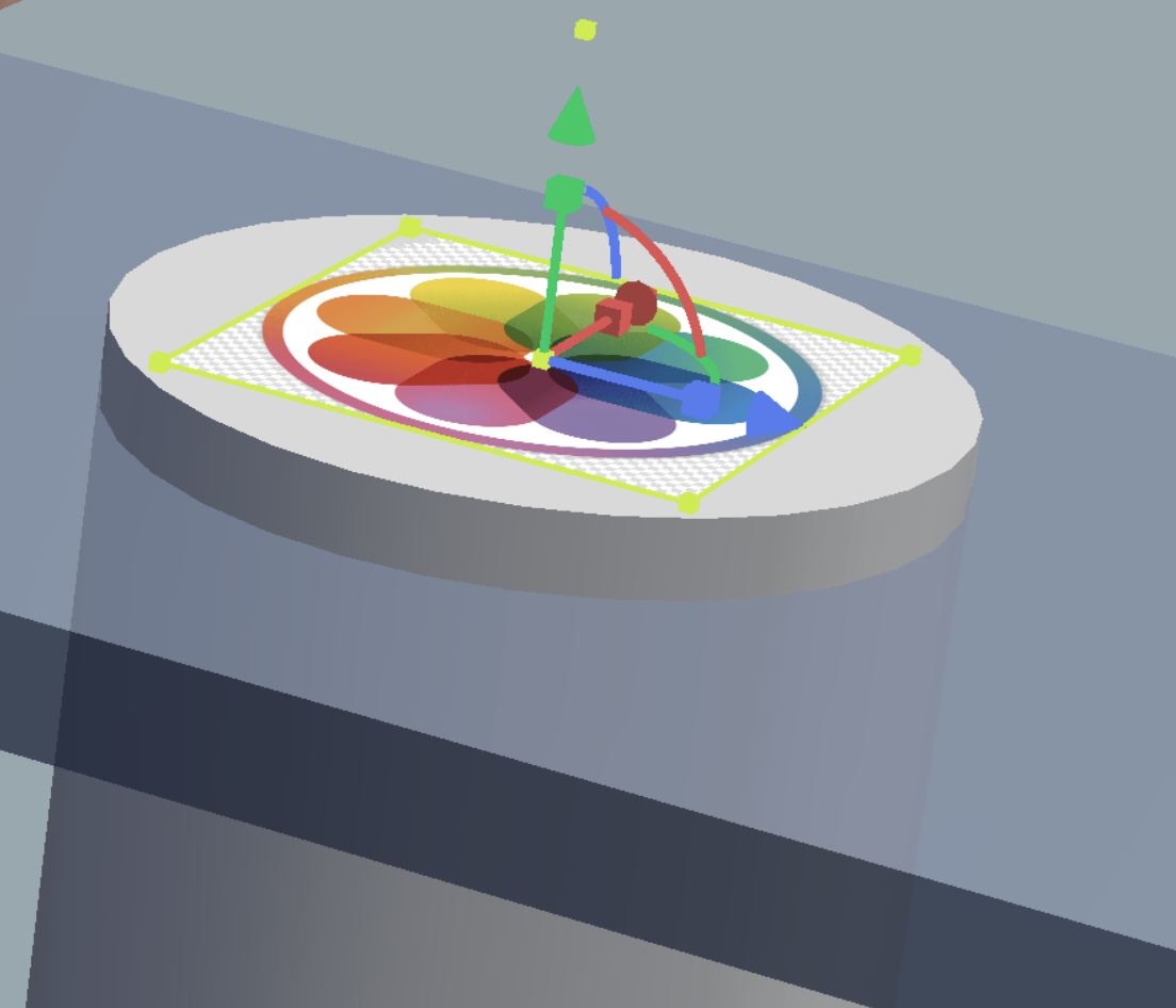 Taught myself to set icon on titled cylinder
