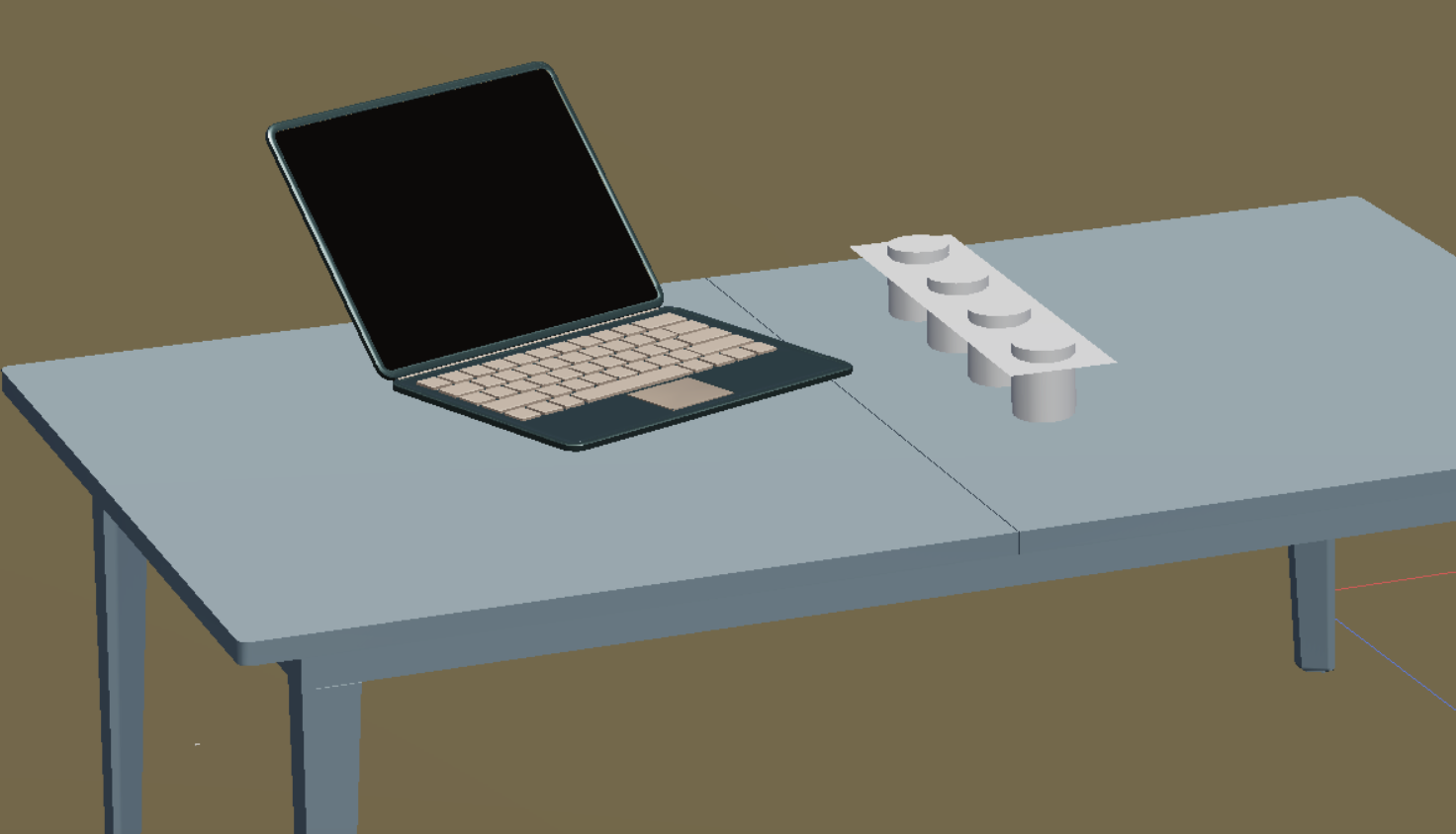 Imported a laptop from library