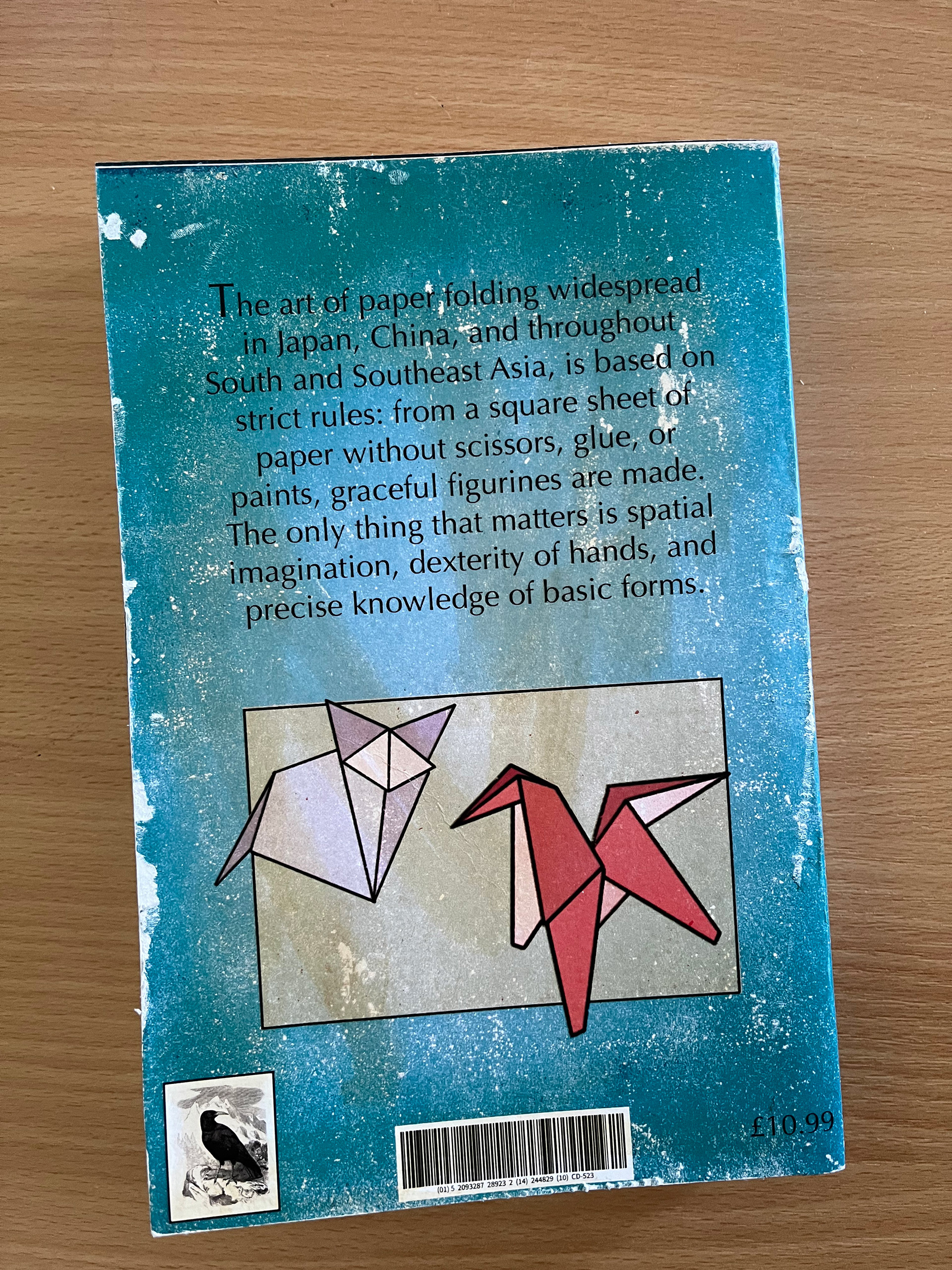 BOOK COVER OF ORIGAMI BOOK (BACK)