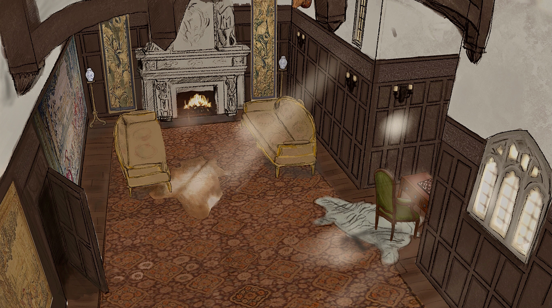 TAPESTRY ROOM VISUAL