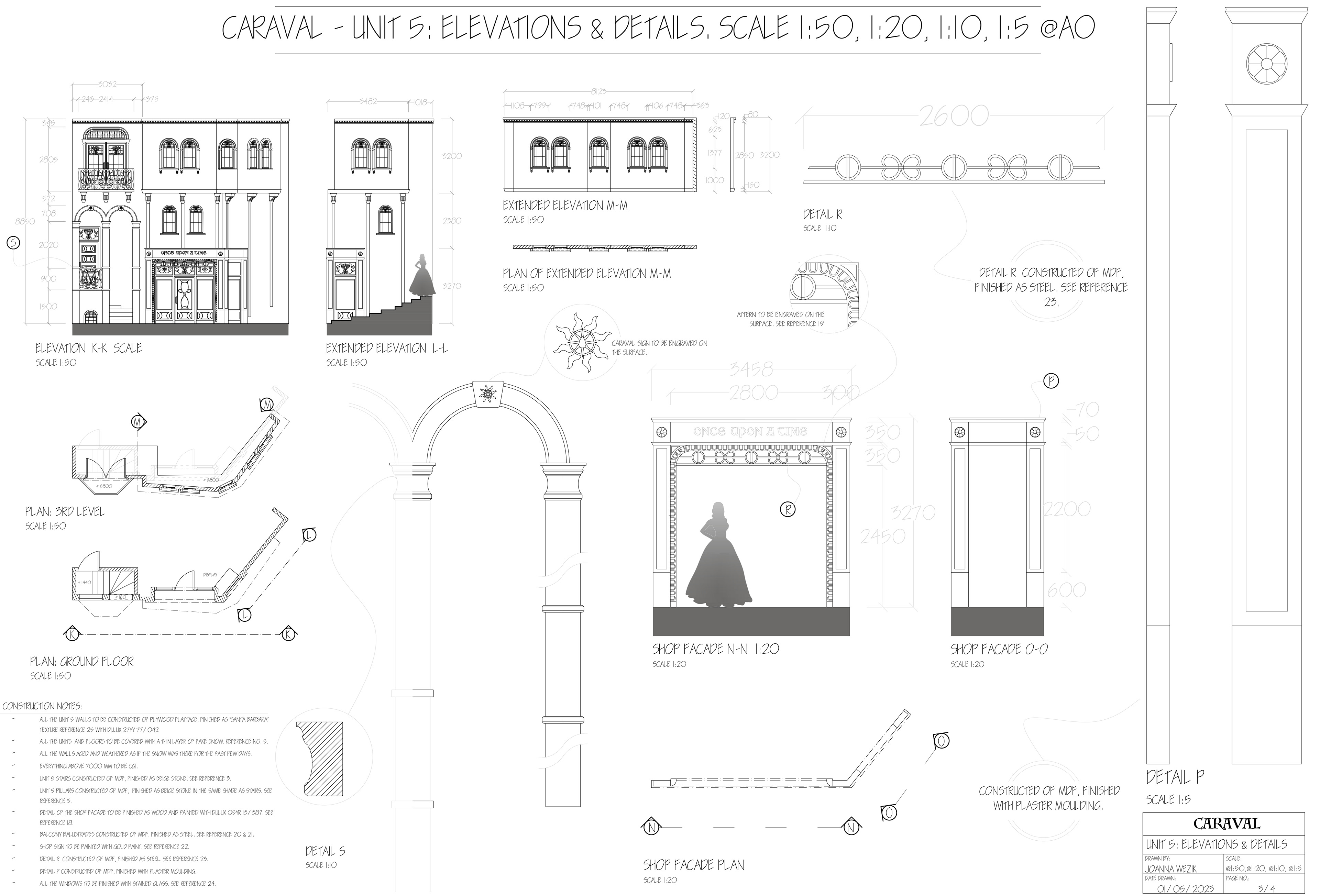 ELEVATIONS AND DETAILS