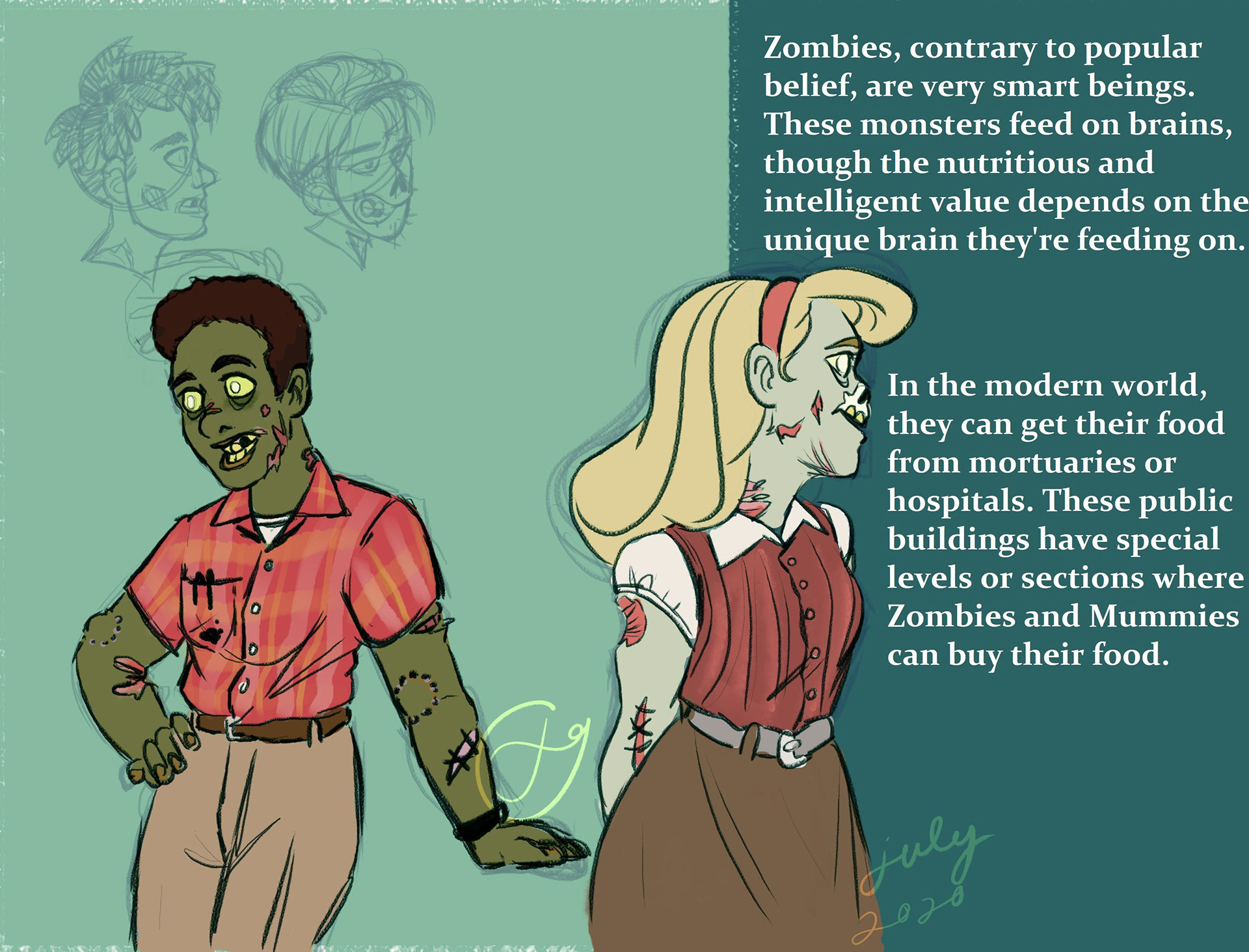 Zombie Info page