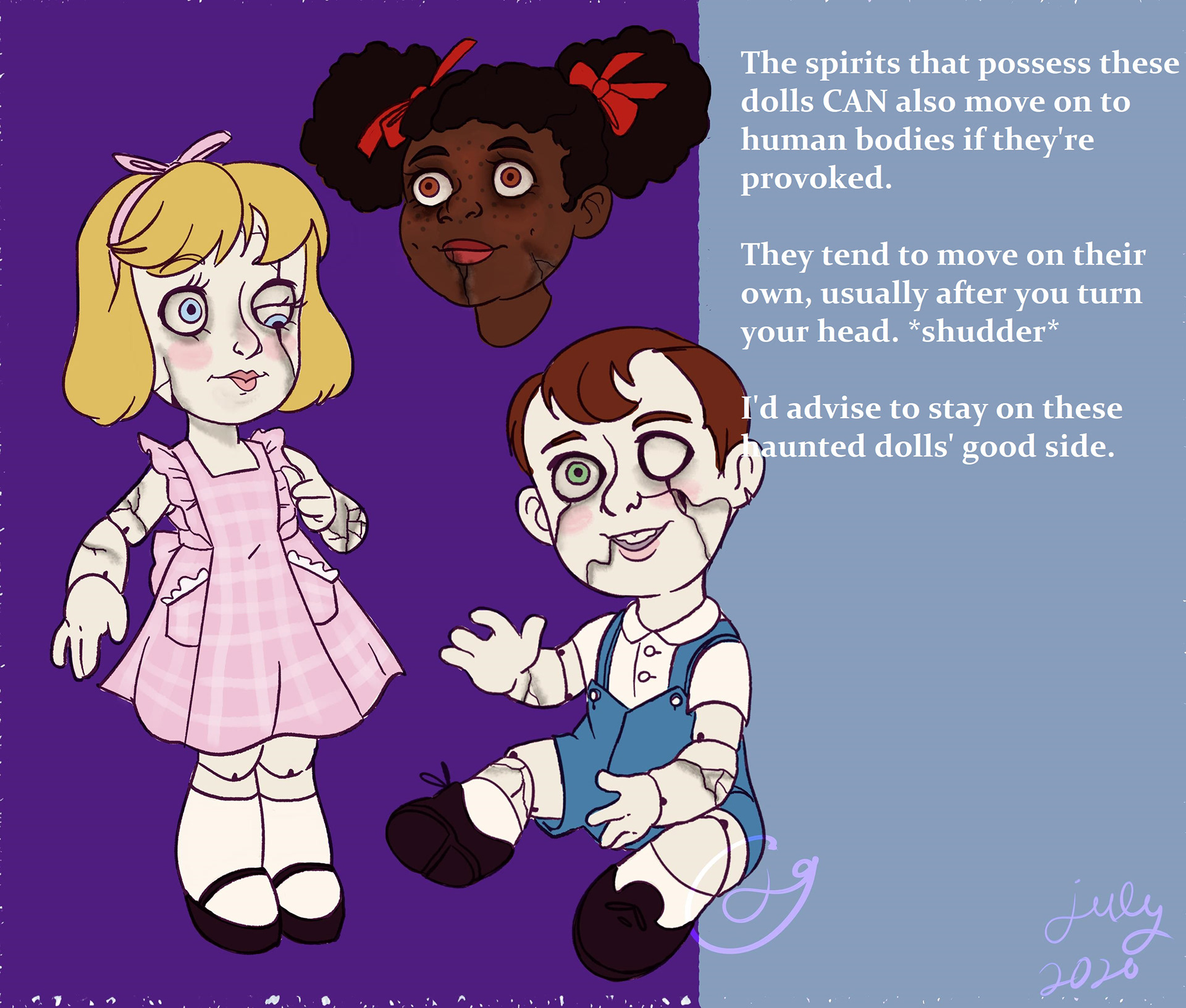 Creepy dolls
