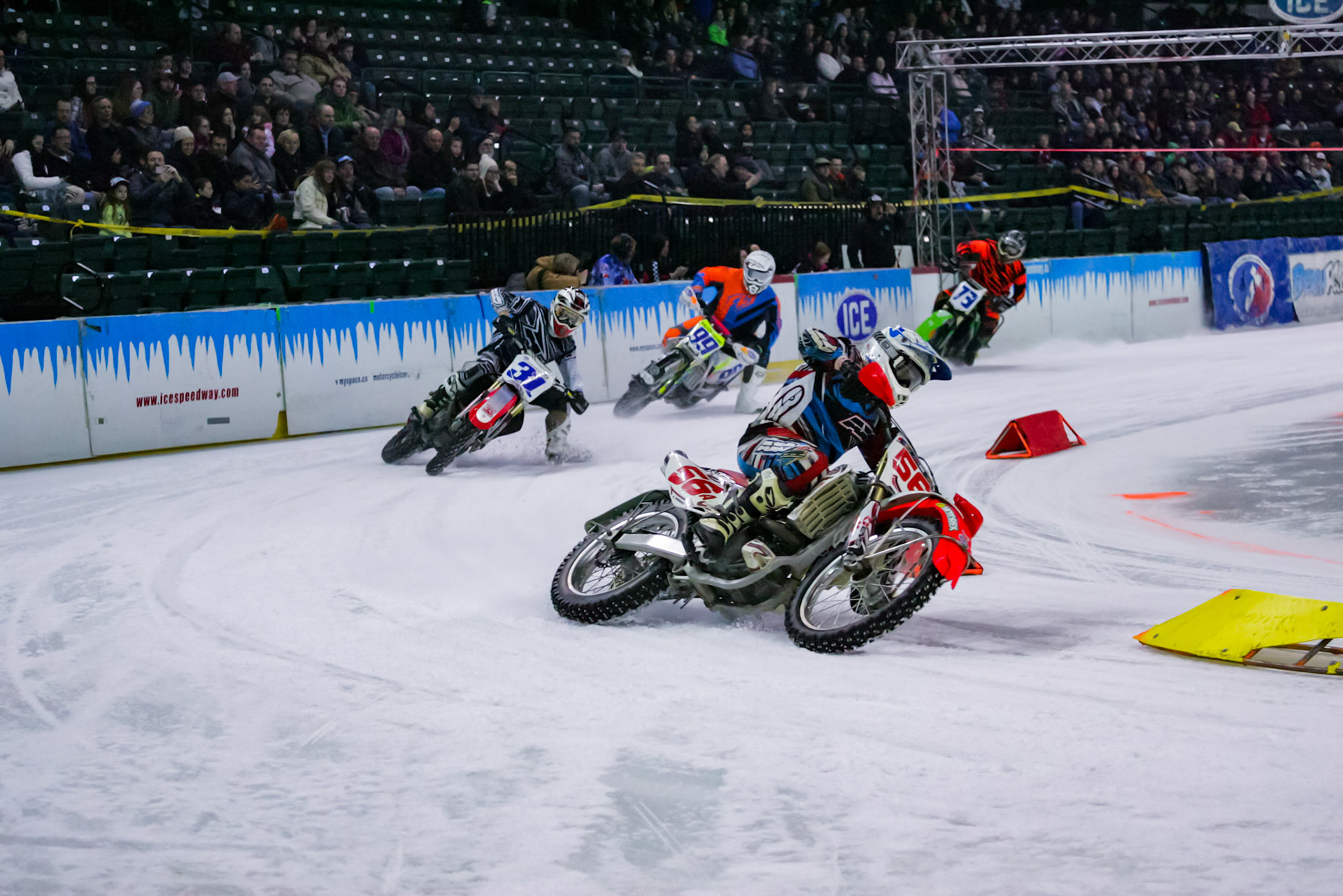 Sun National Bank Center Ice Racing 2015, Quads, NitroCycles.