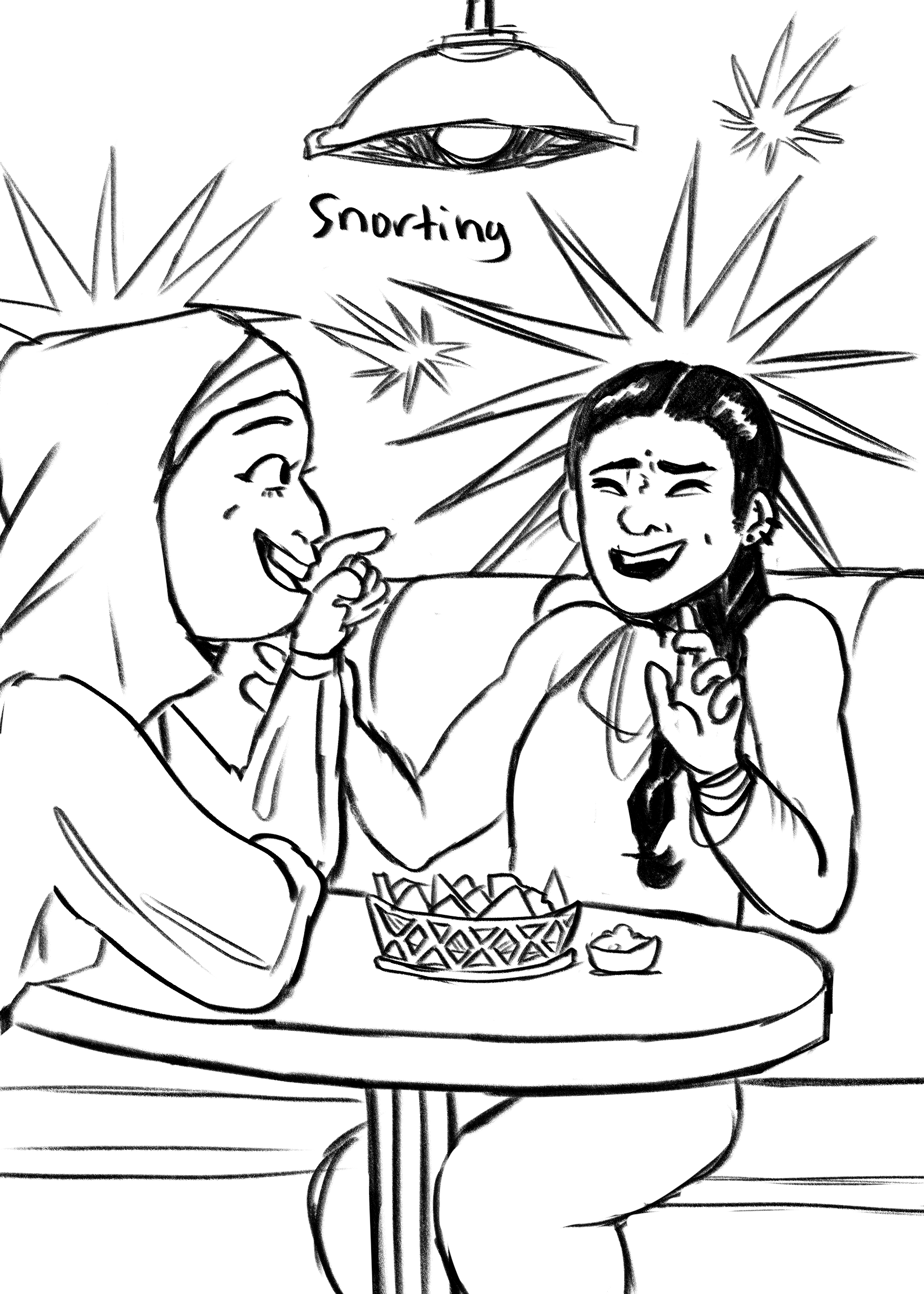 snorting