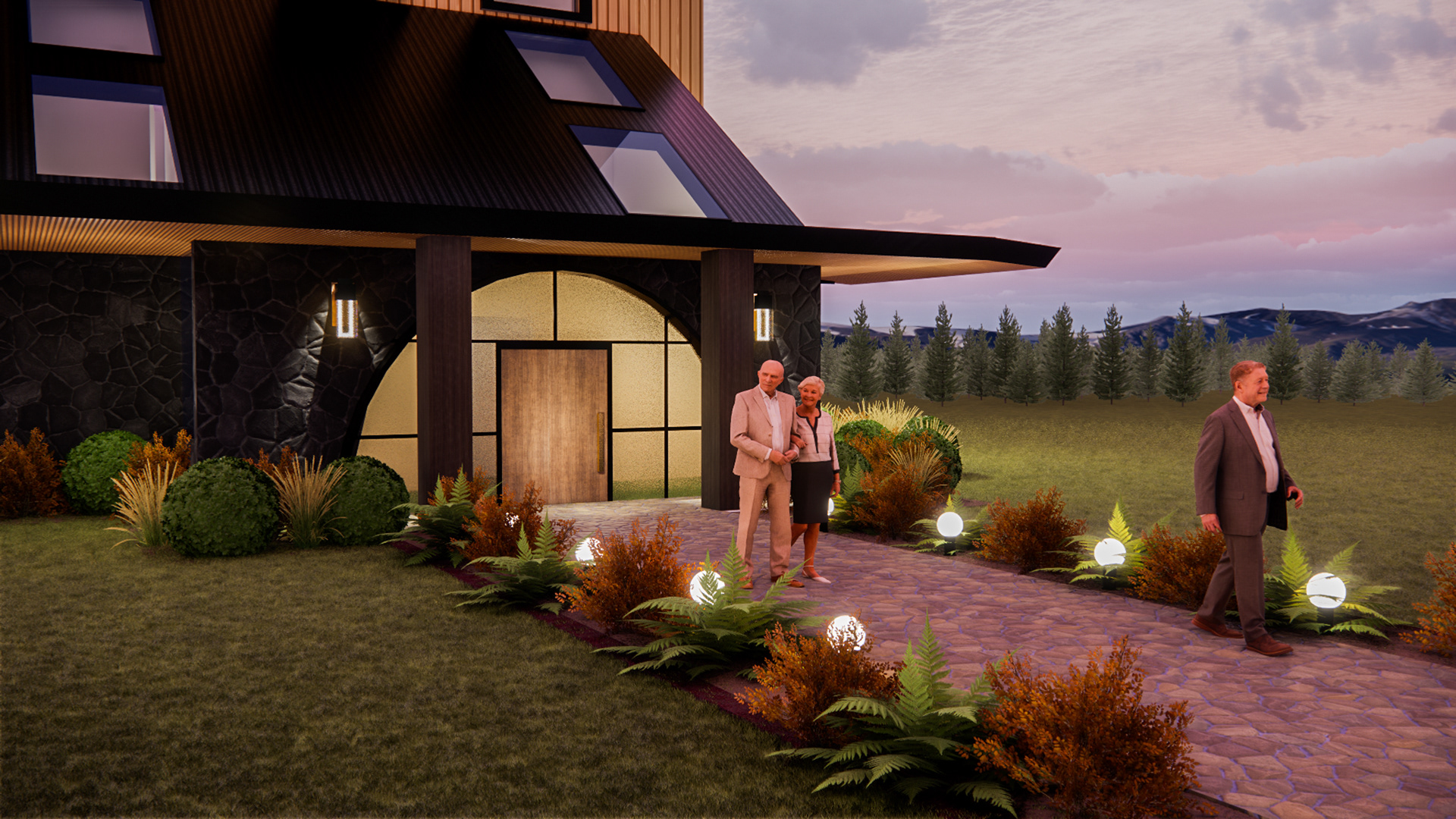 Primary exterior entrance