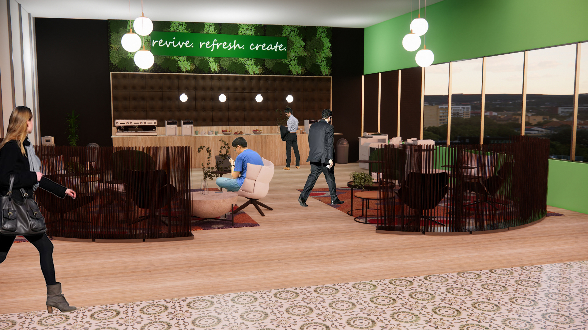 Coffee Bar Rendering