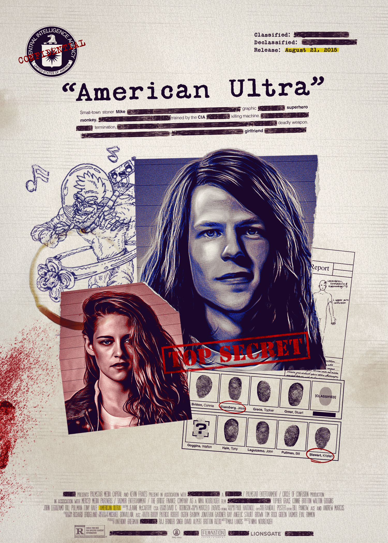 "American Ultra" Fan Art Poster