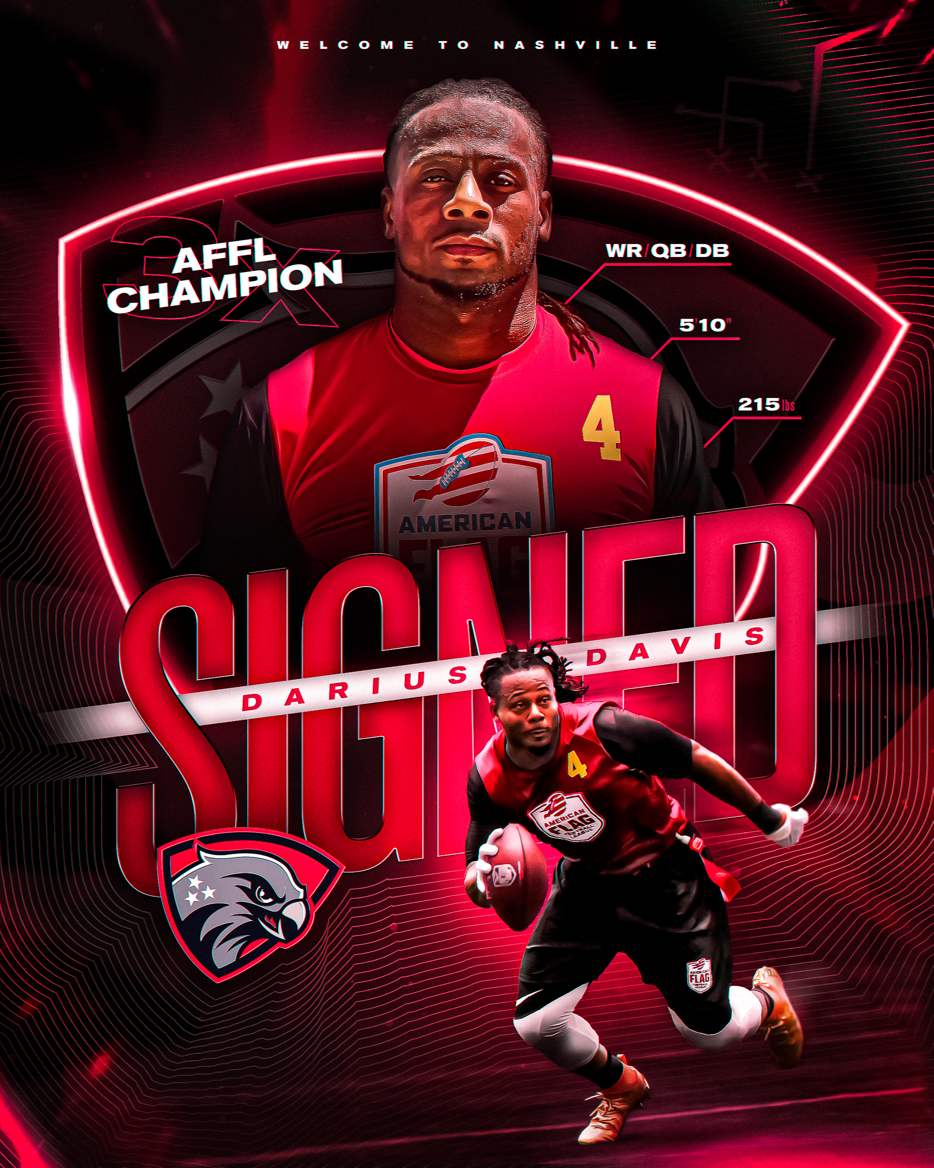 Player Announcement Social Graphic