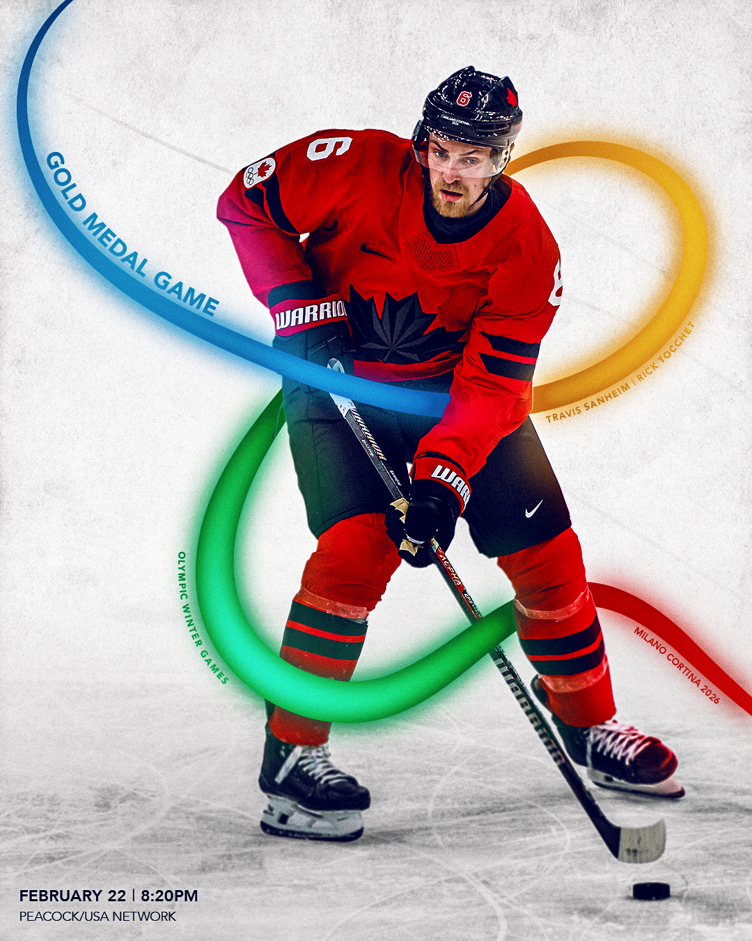 Men's Hockey Gold Medal Gameday Graphic