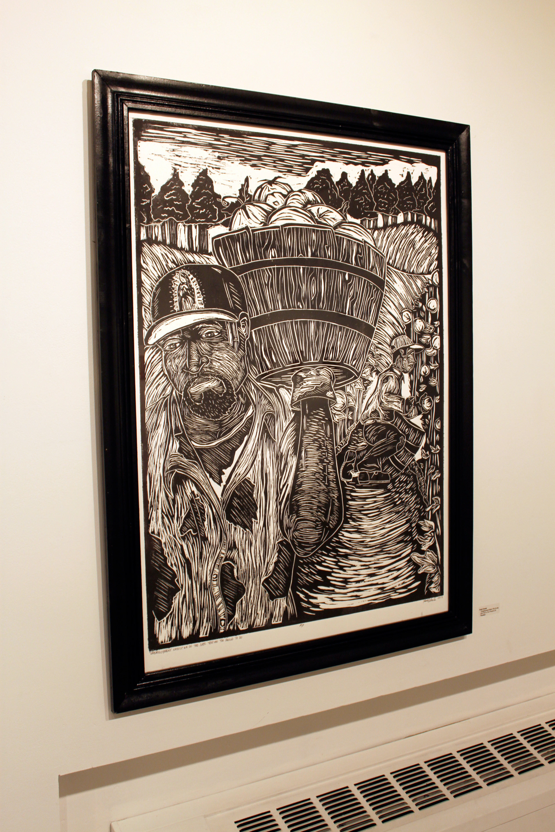 "We Do the Jobs Your Too Lazy to Do" | Woodcut | 2'x4'