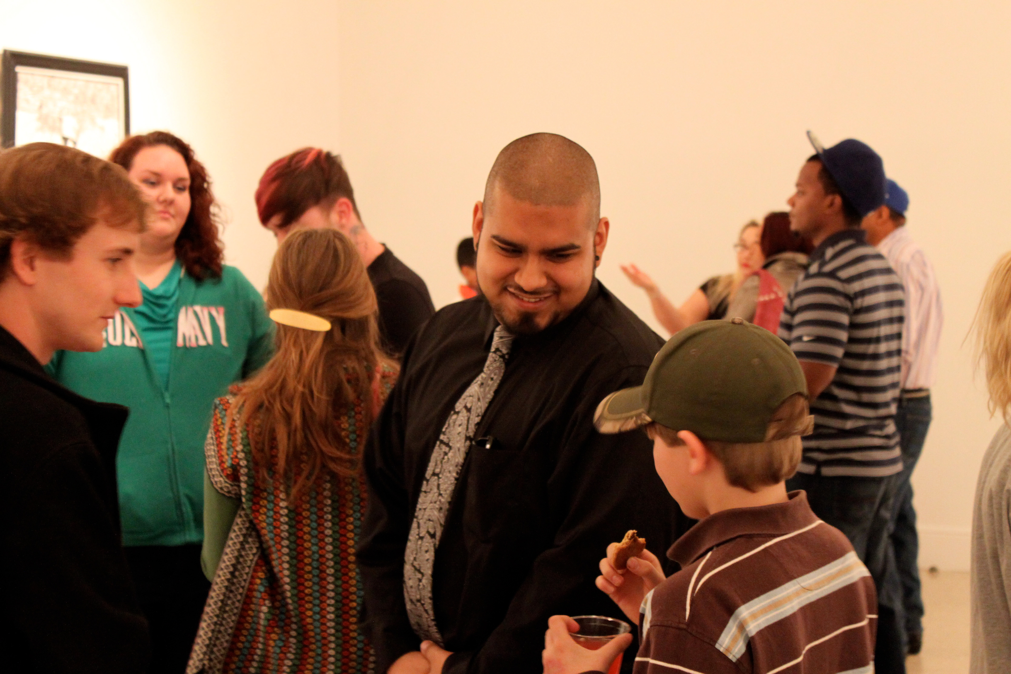 My Red, White, and Blue Exhibition Reception