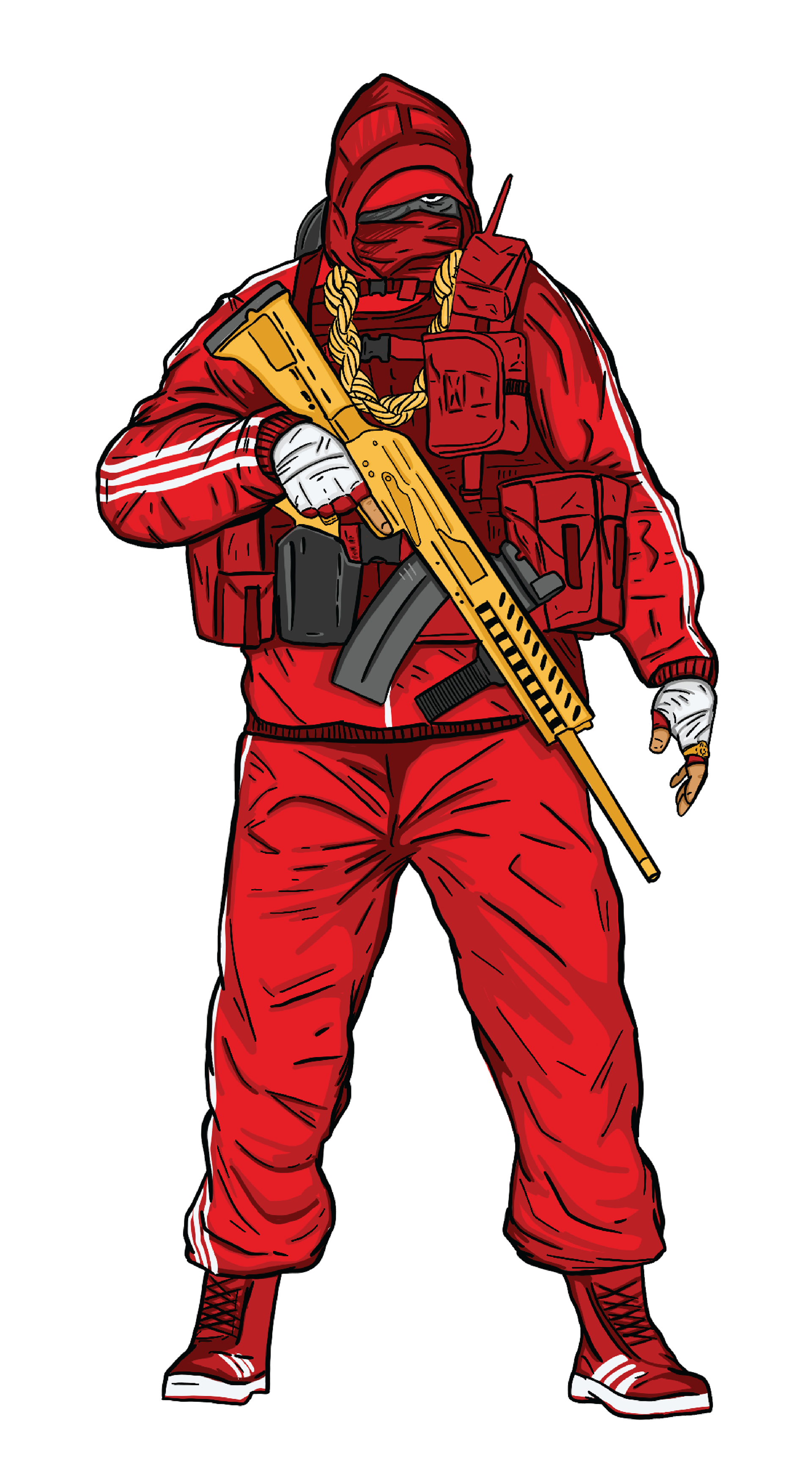 Kapkan Rainbow Six Siege Defender Operator (80s Hip Hop)