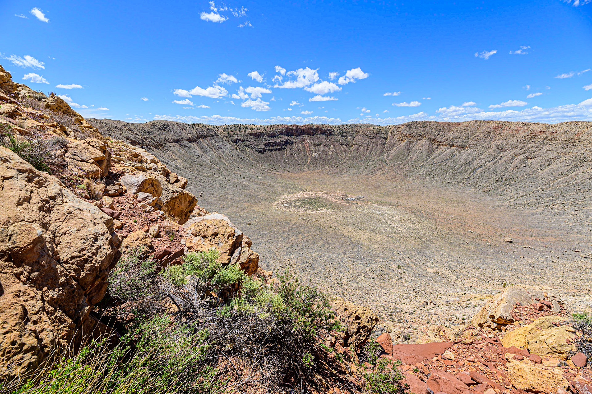 Meteor crater in Winslow, AZ