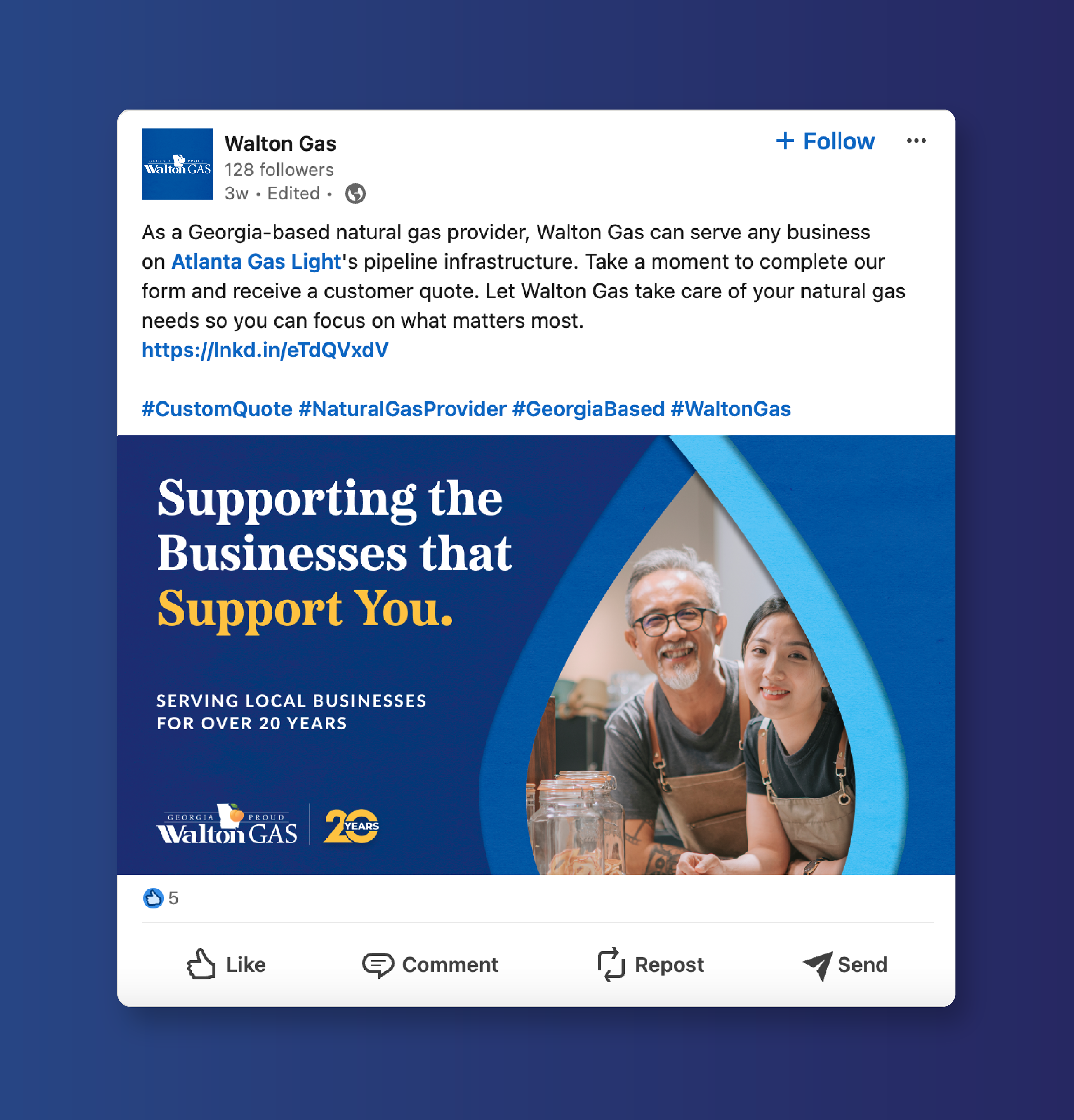 B2B LinkedIn Post