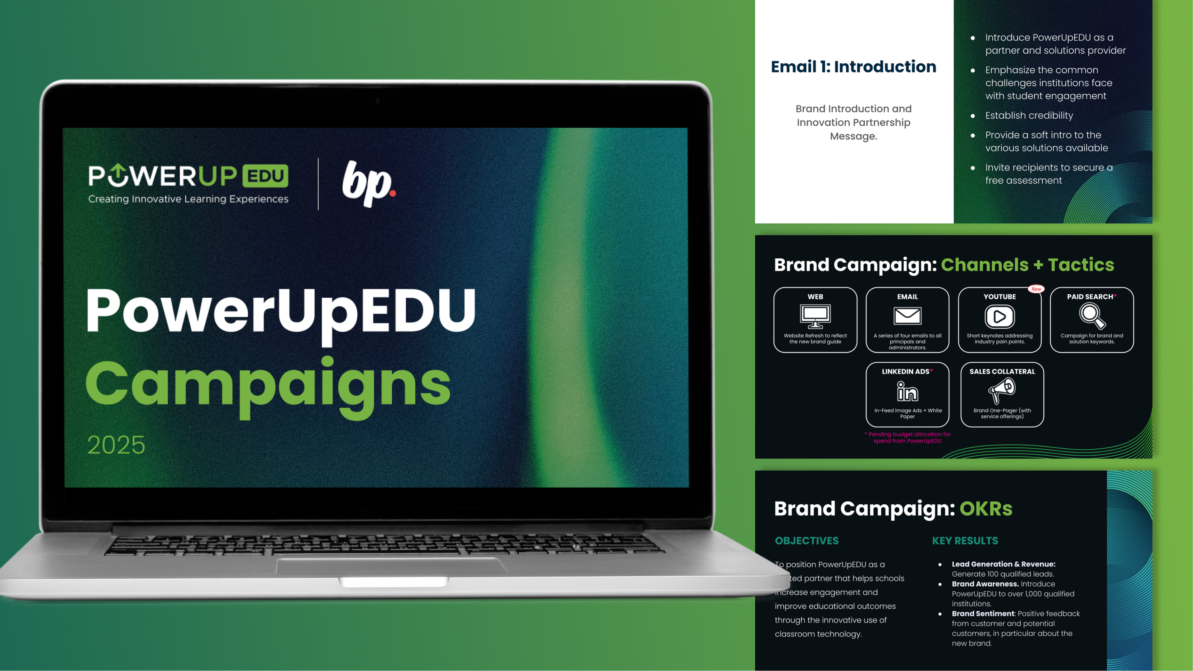 Designed slide decks and templates for internal usage.