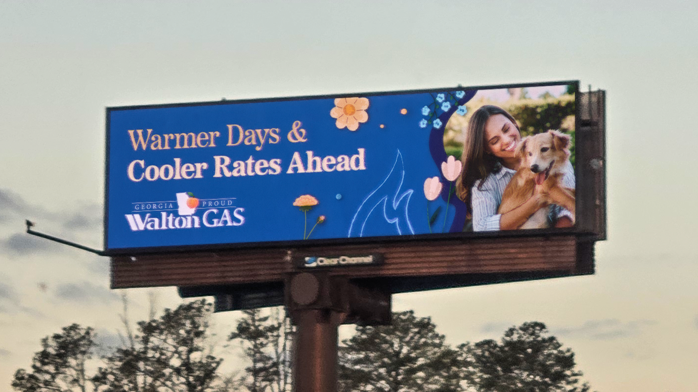 Digital Billboard for Spring campaign