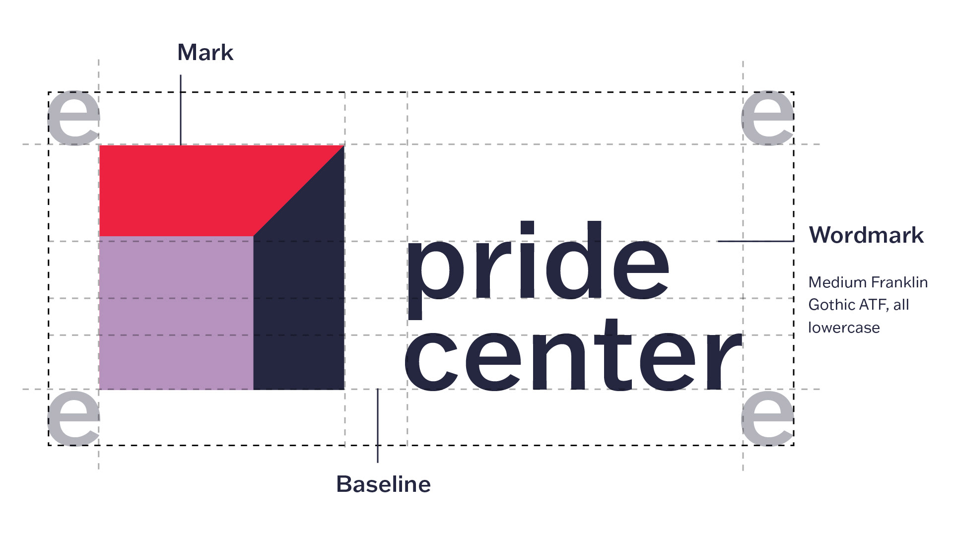 Pride Center Logo Anatomy