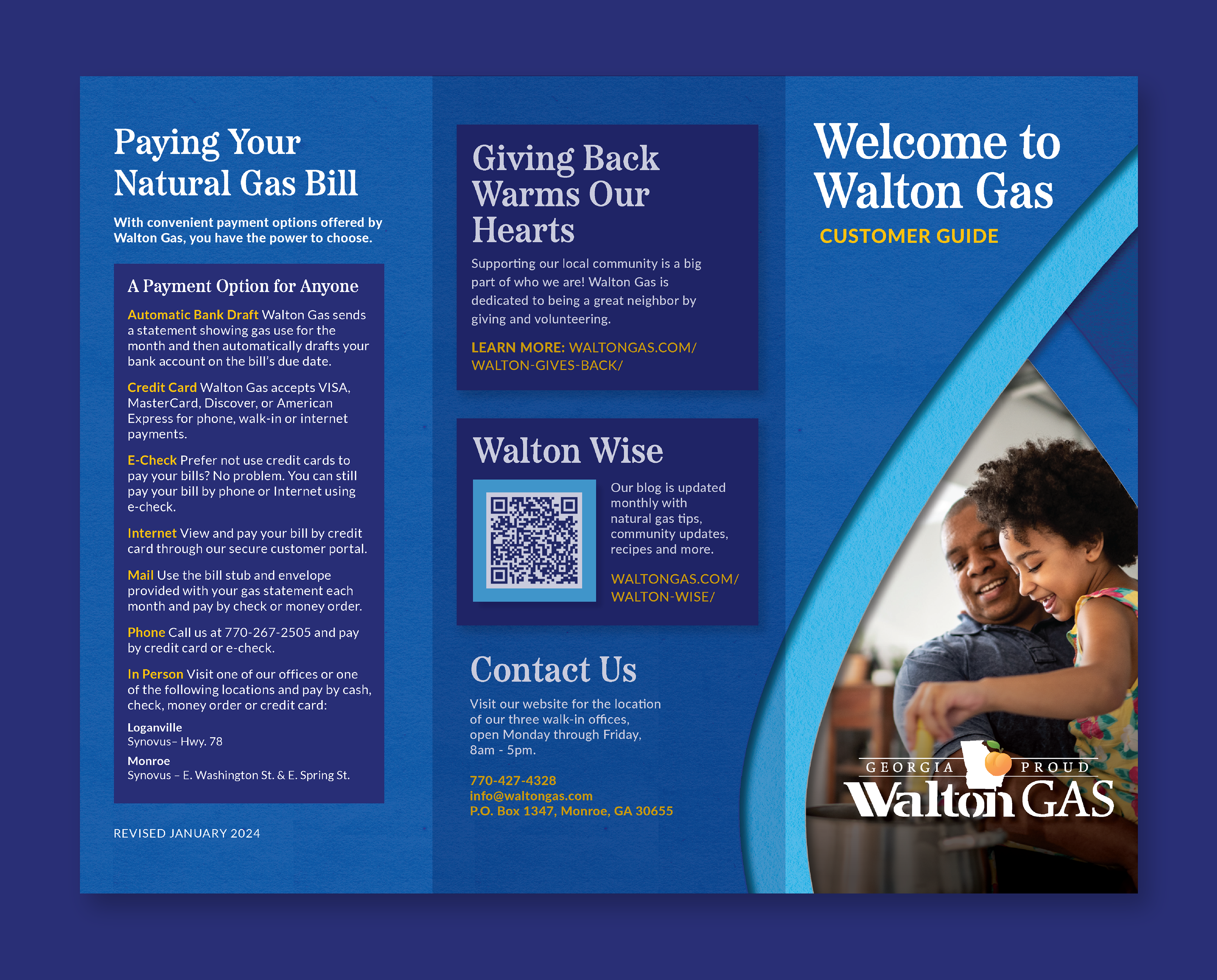 New Customer Service Guide Pamphlet