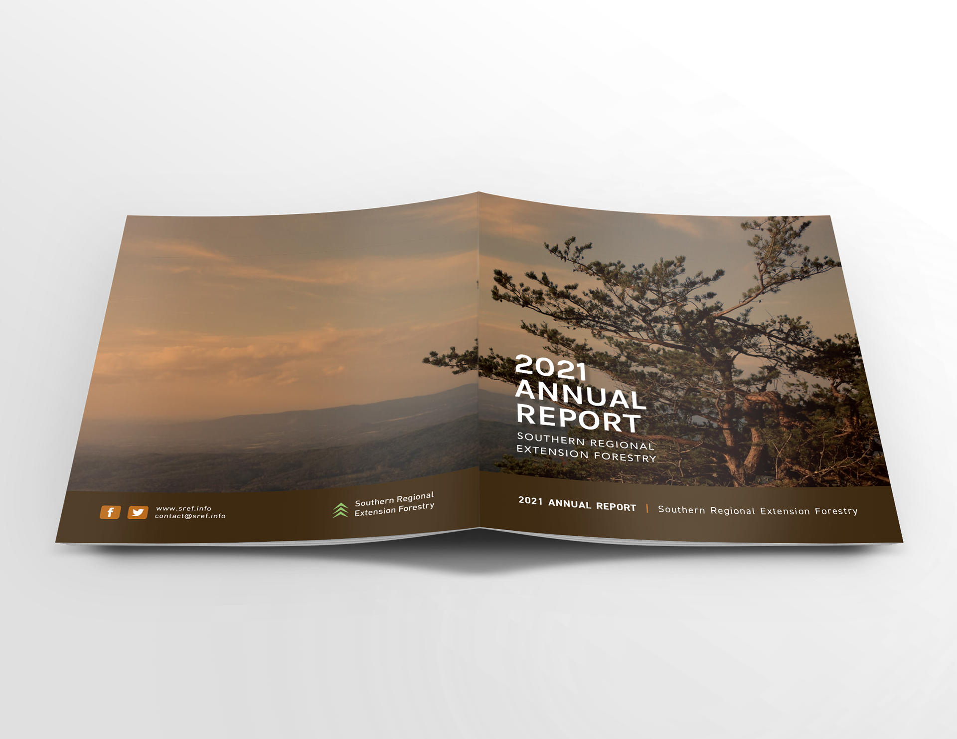 2021 Annual Report Mockup for SREF
